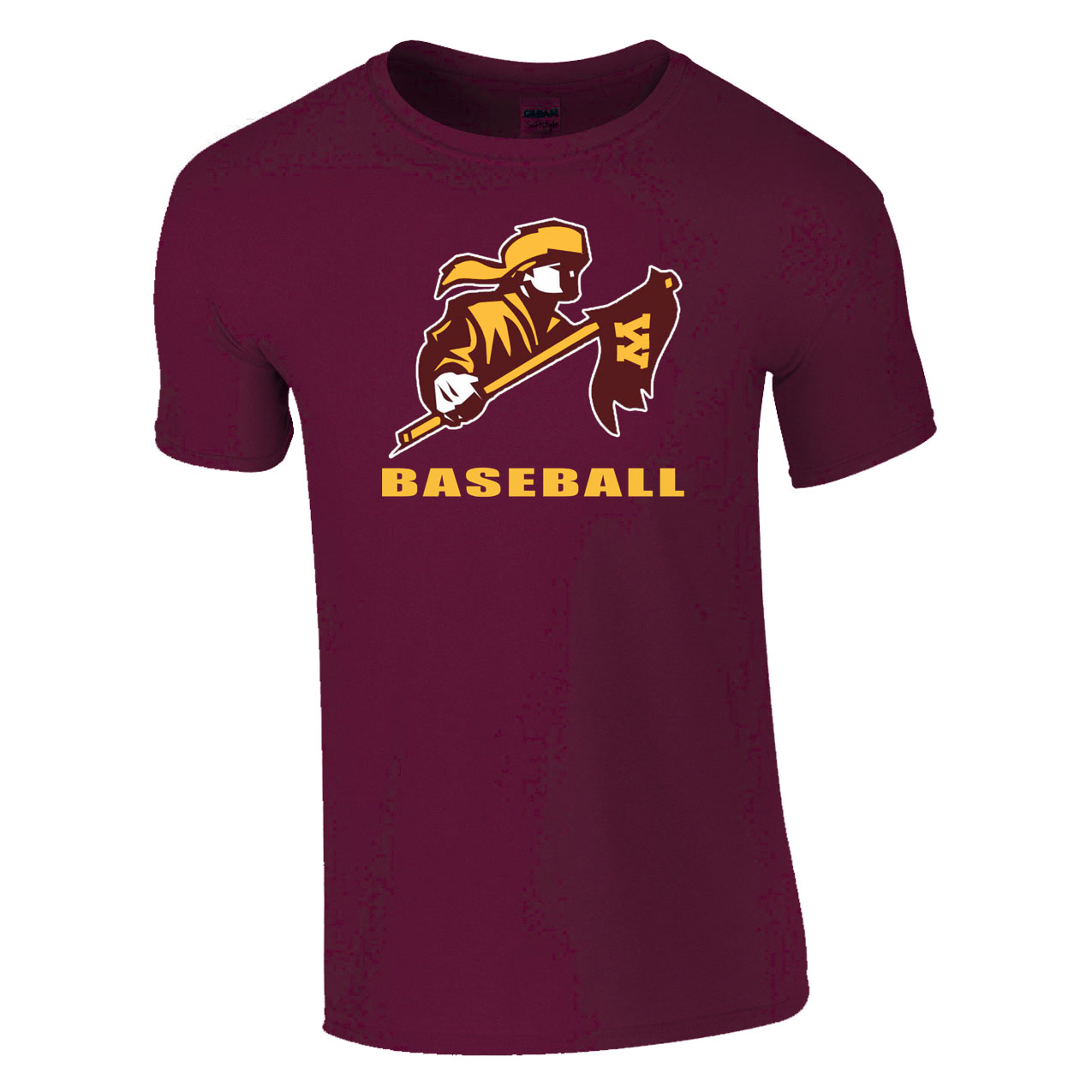 Youth Classic T-Shirt - Maroon - Big Logo
