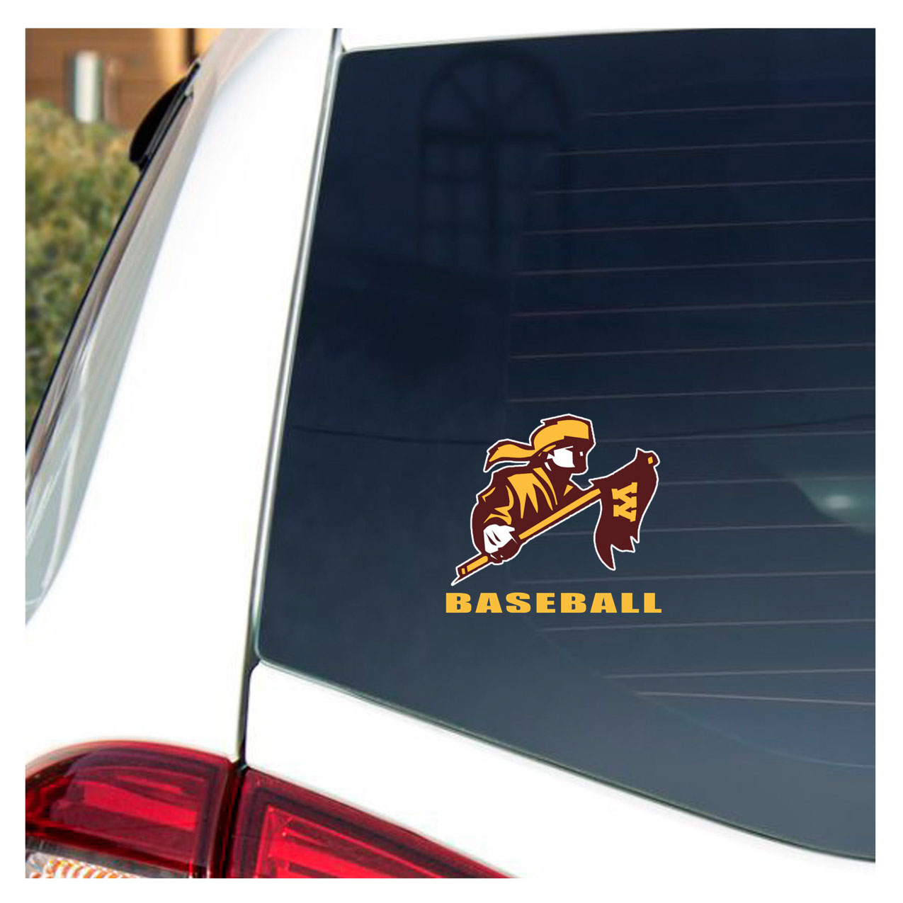 Car Window Decal - Black - Big Logo