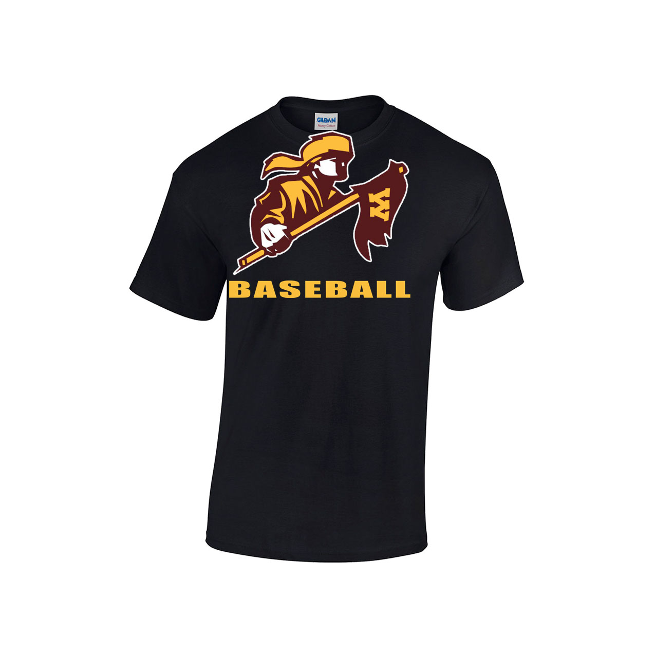 Russell DRI-POWER Tee - Black - Big Logo