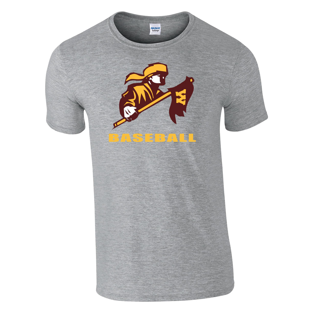 Classic T-Shirt - Sport Grey - Big Logo