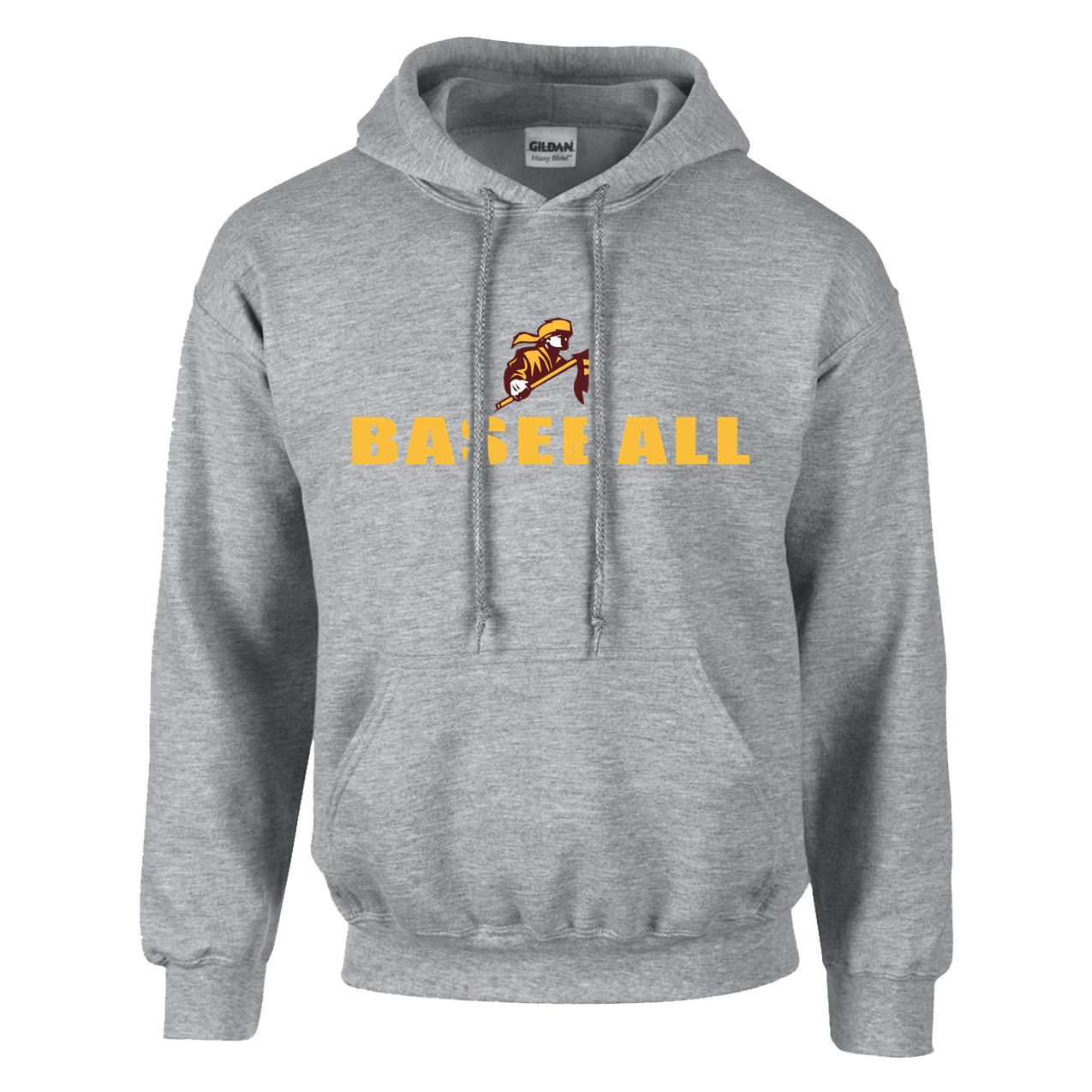 Fleece Hoodie - Sport Grey - Logo Sport Name