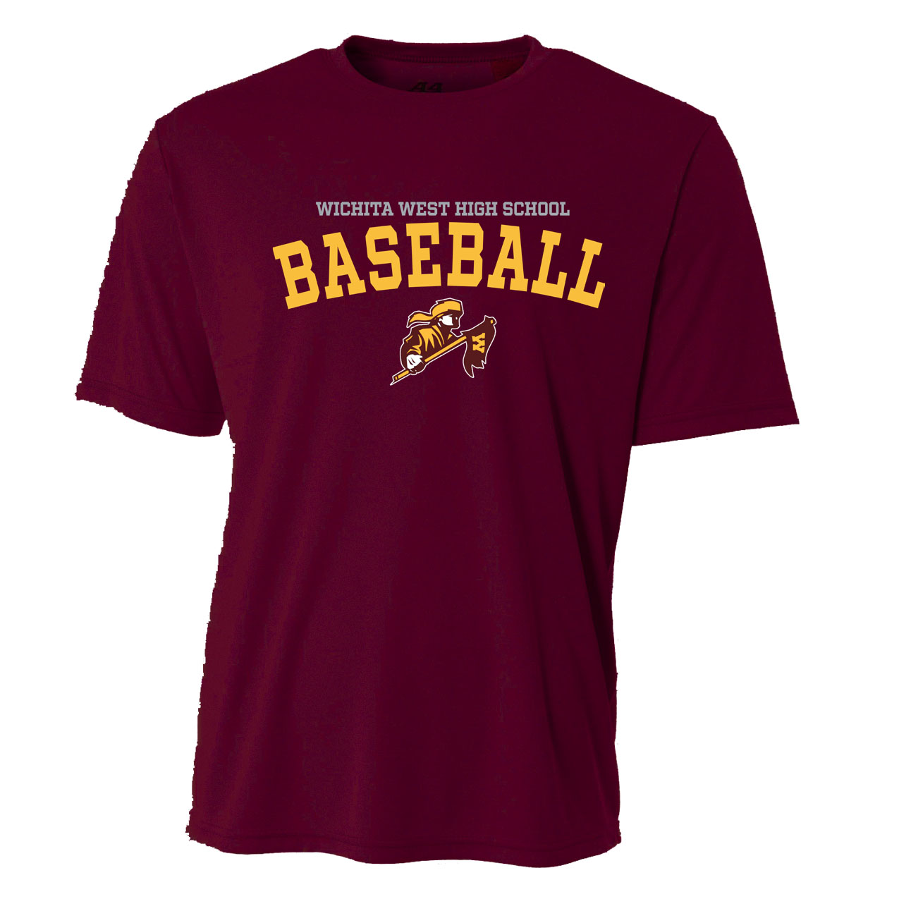 Men's Performance T-Shirt - Maroon - Sport Arch