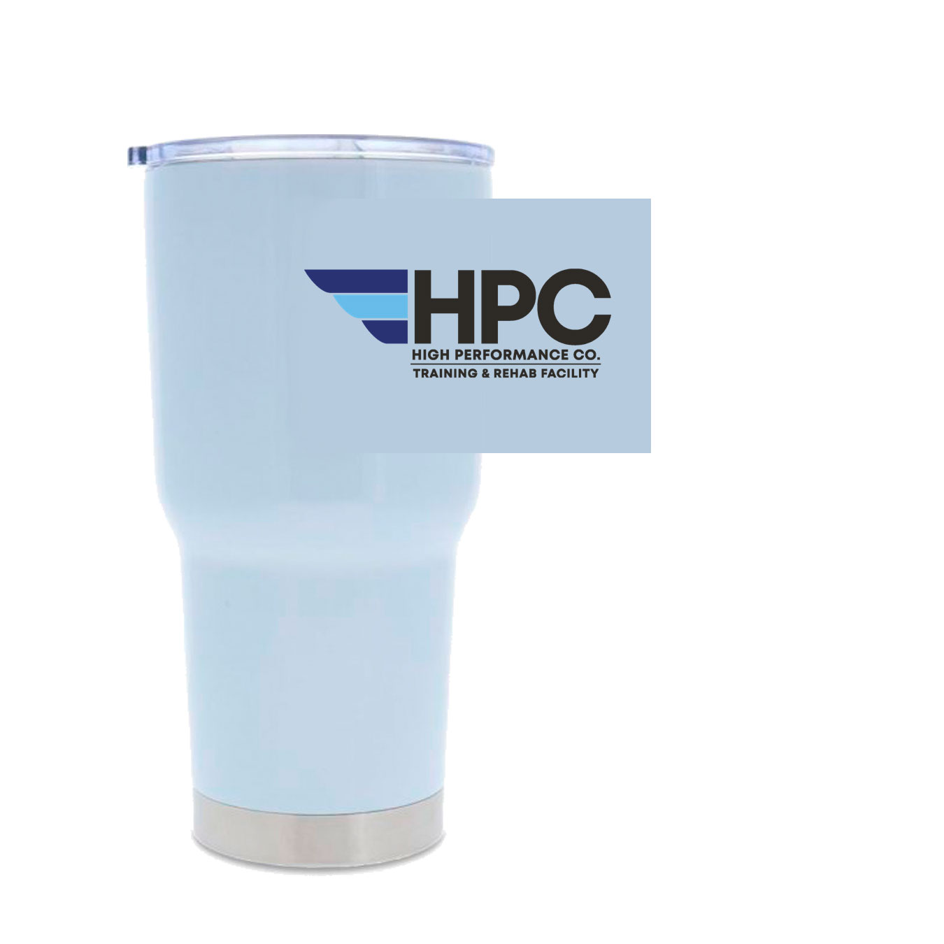 30oz Stainless Steel Tumbler - White