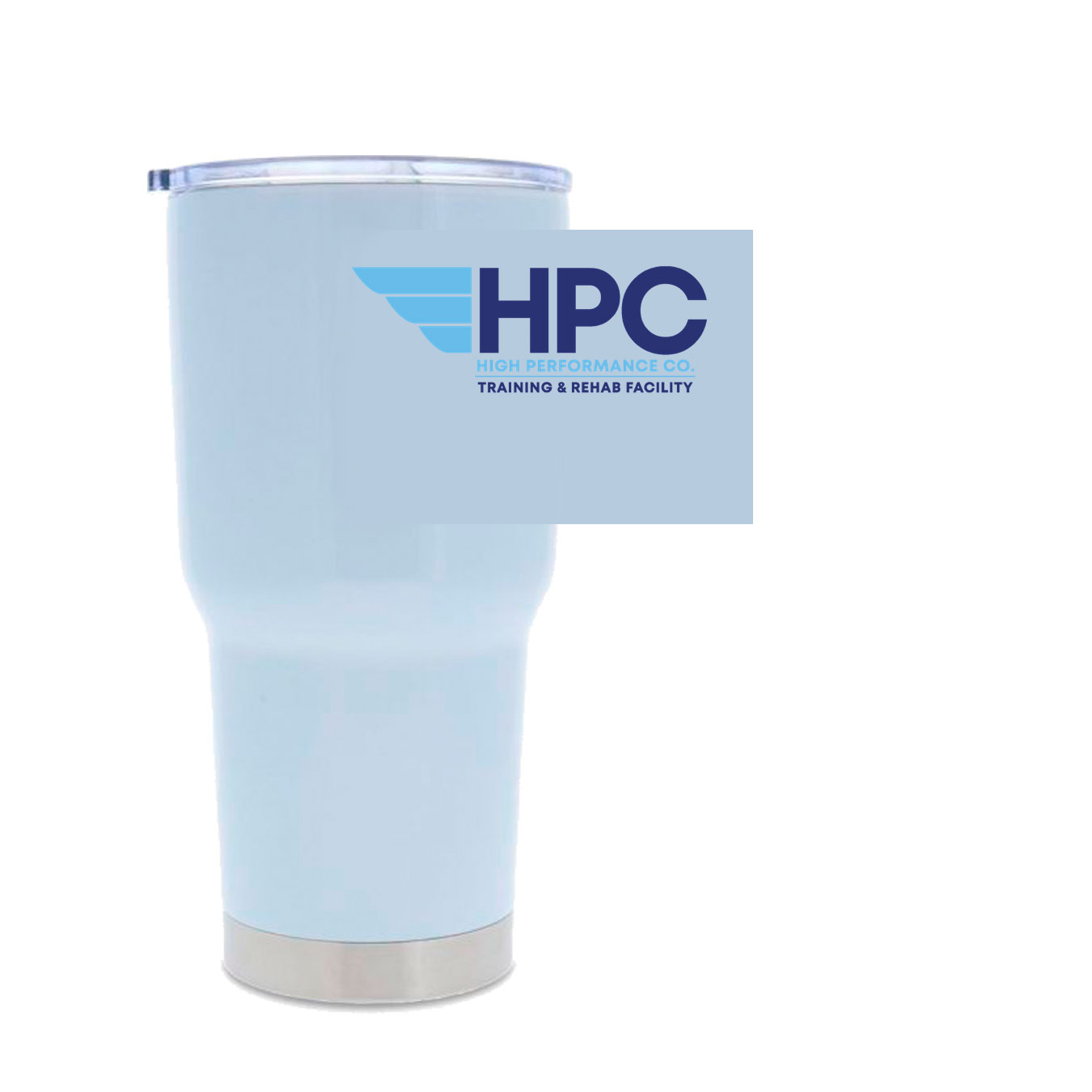 30oz Stainless Steel Tumbler - White