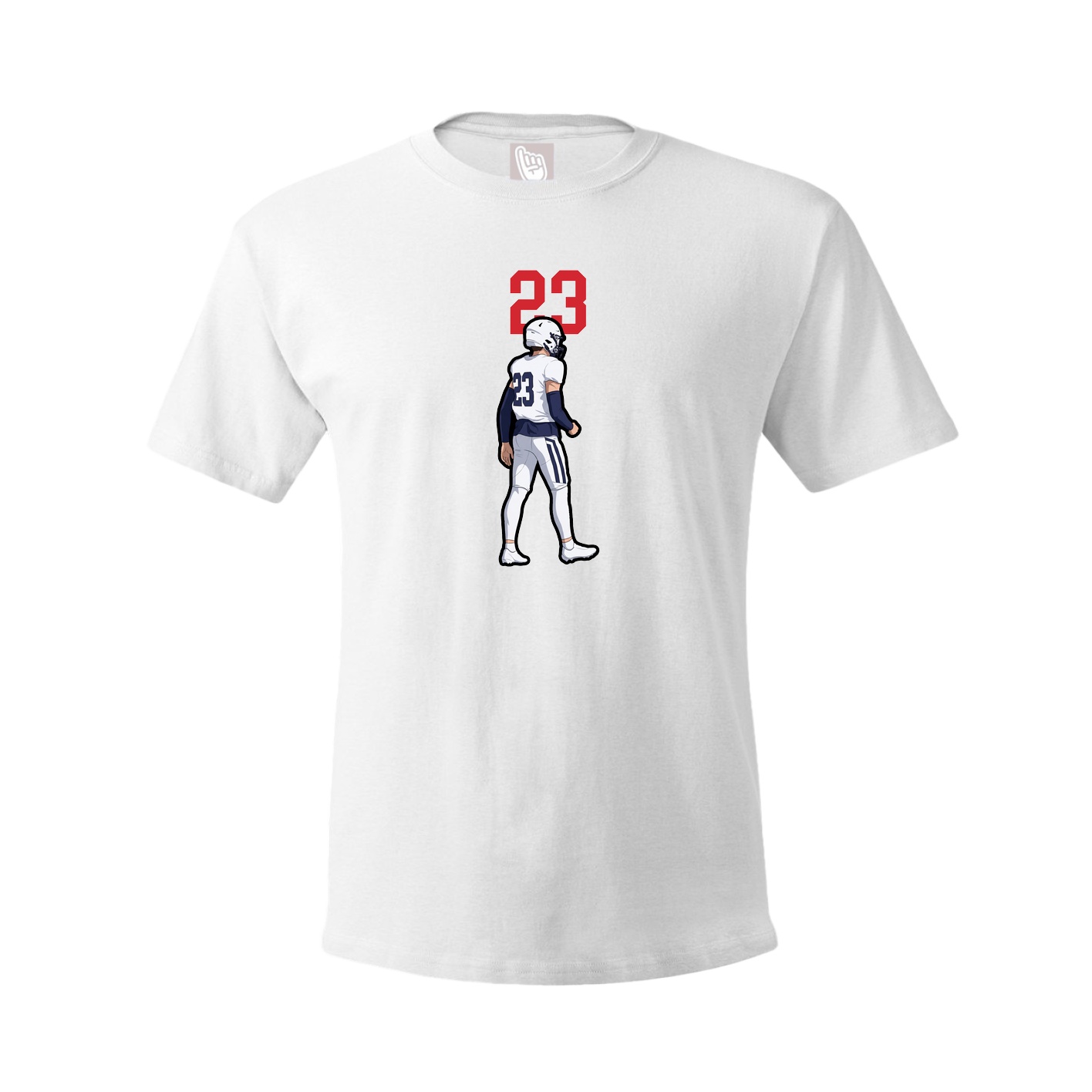 Tee — Number Top in White