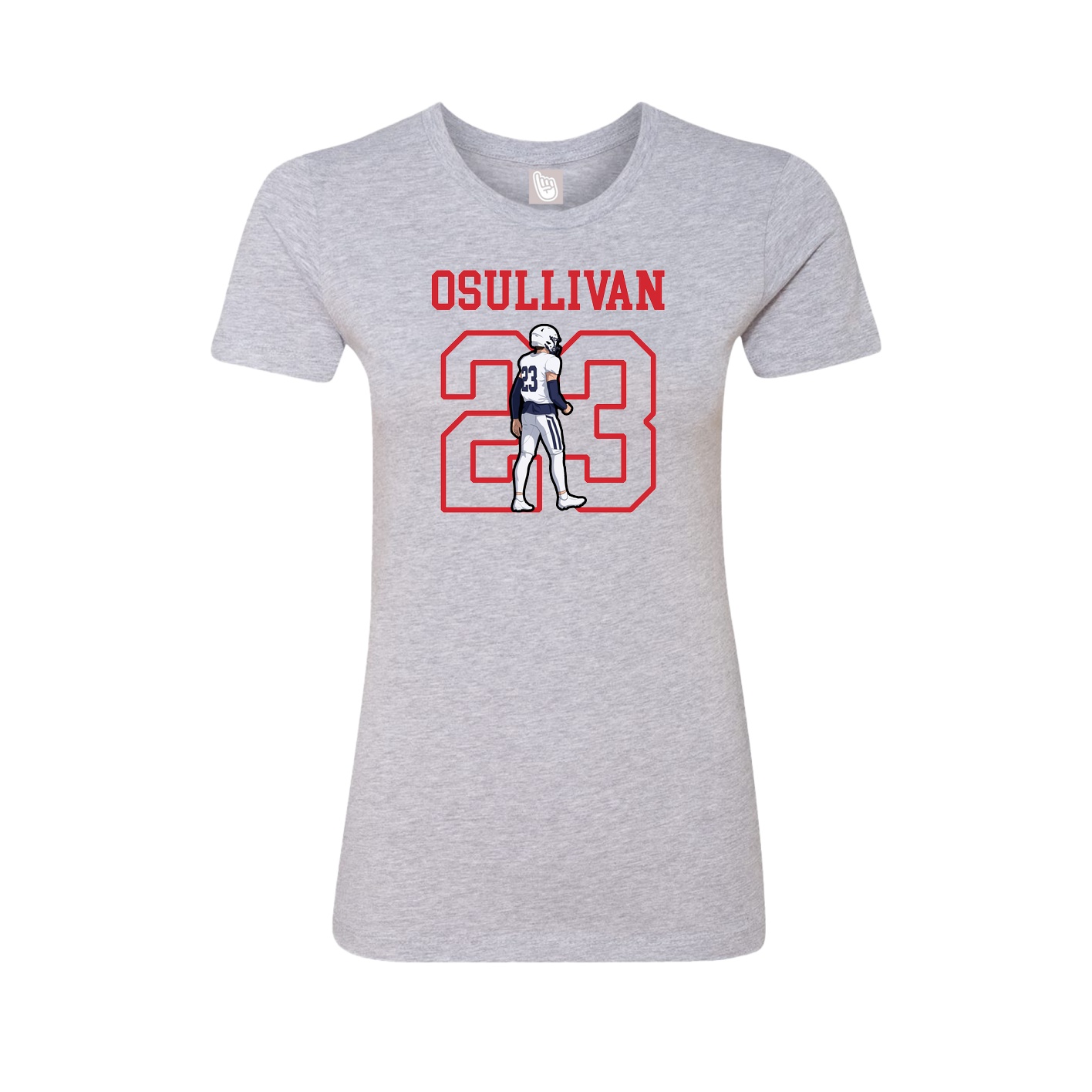 Fitted Women's Tee — Shirsey in Grey