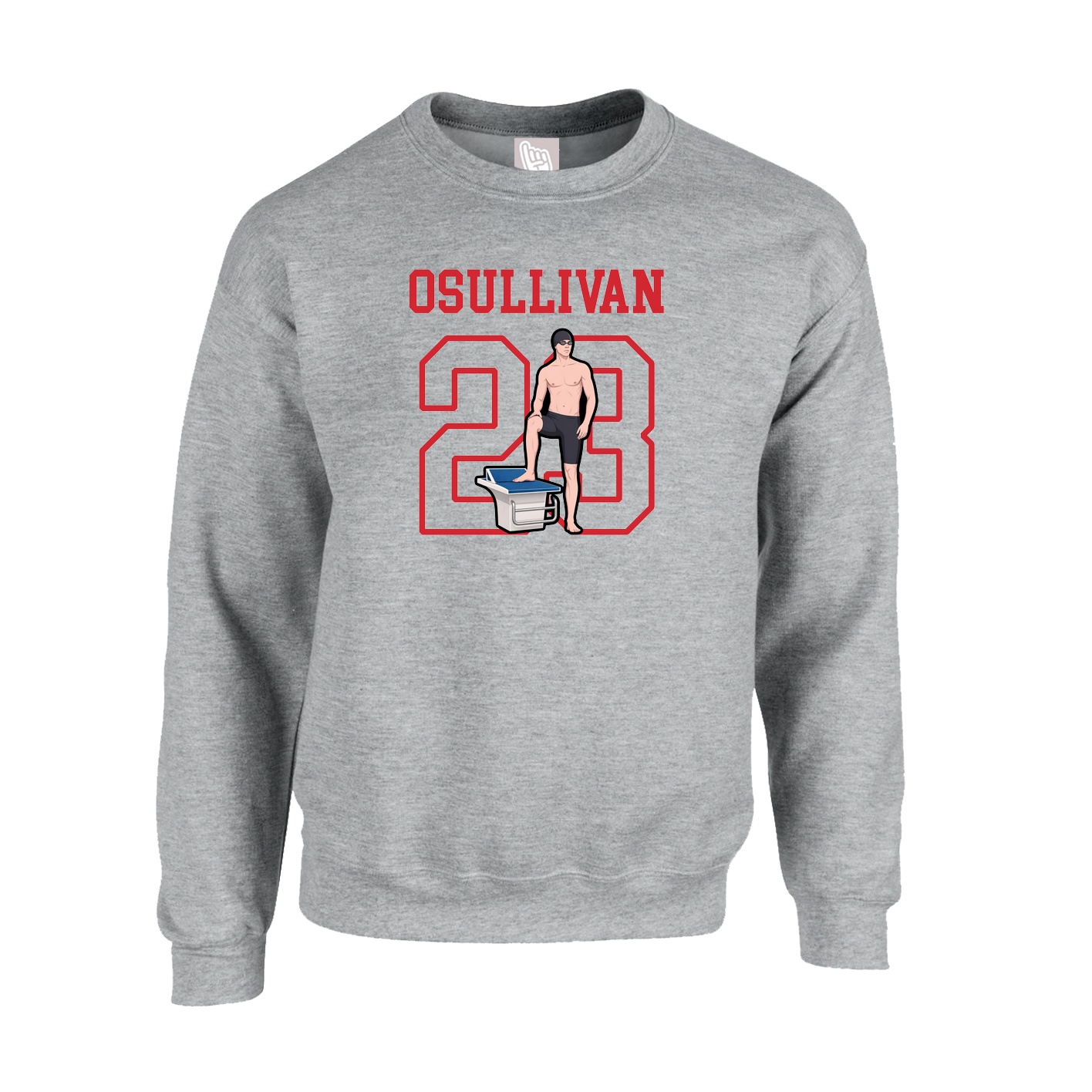Fleece Crew — Shirsey in Grey
