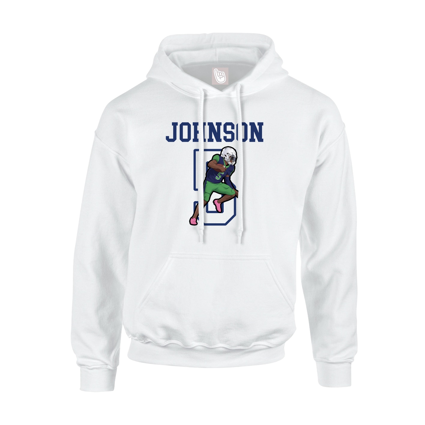 Hoodie — Shirsey in White