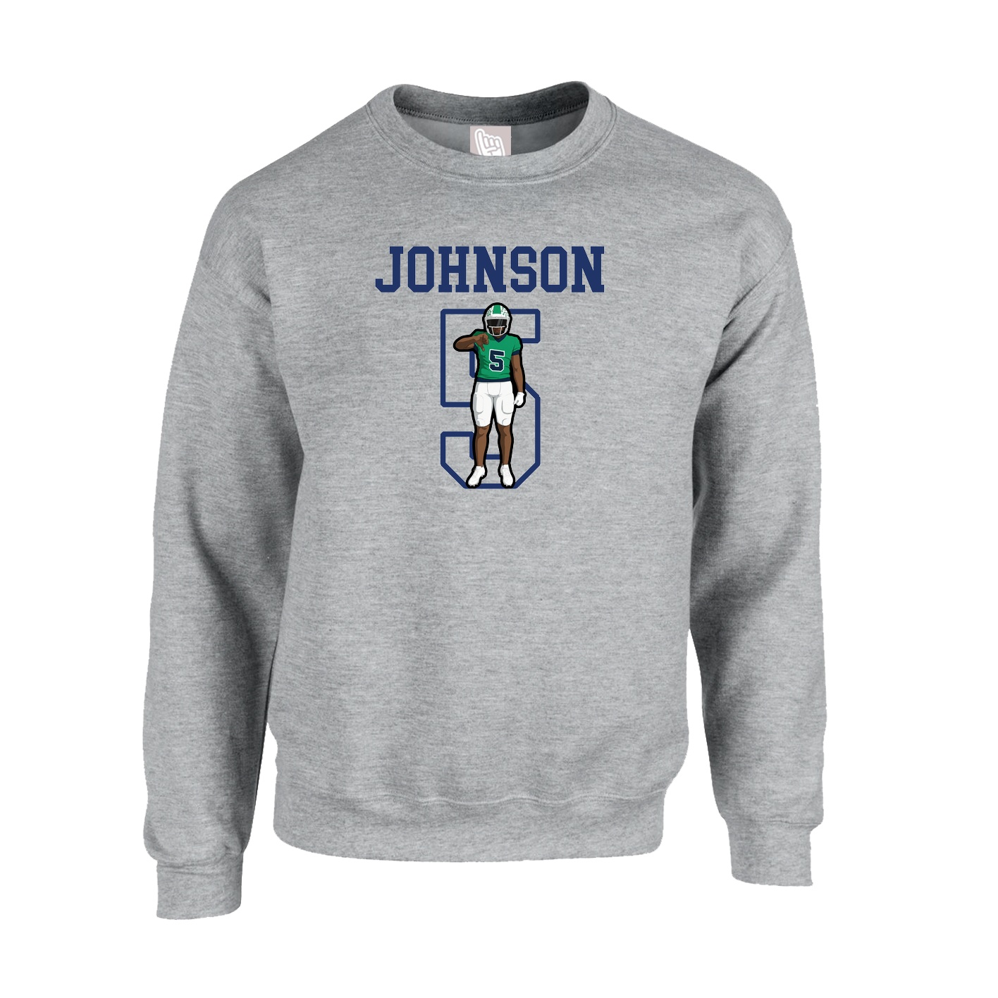 Fleece Crew — Shirsey in Grey