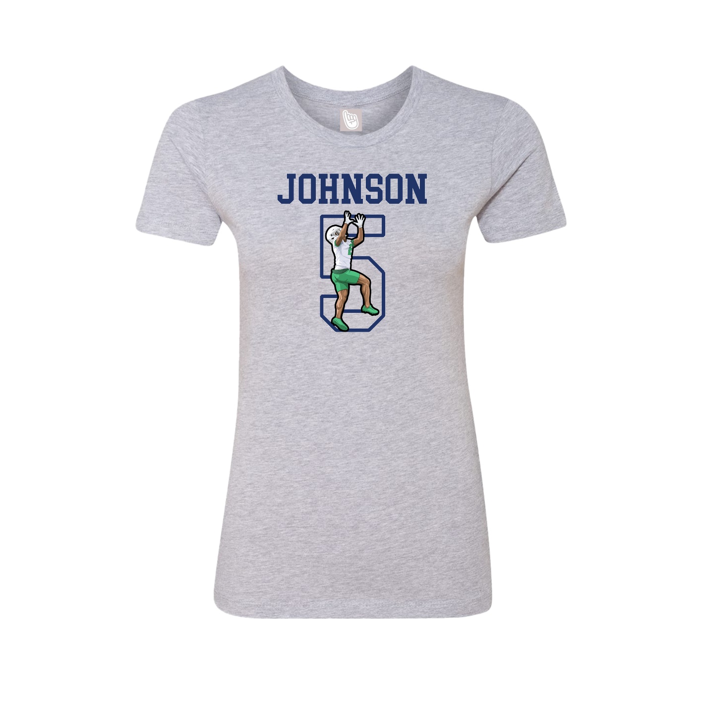 Fitted Women's Tee — Shirsey in Grey