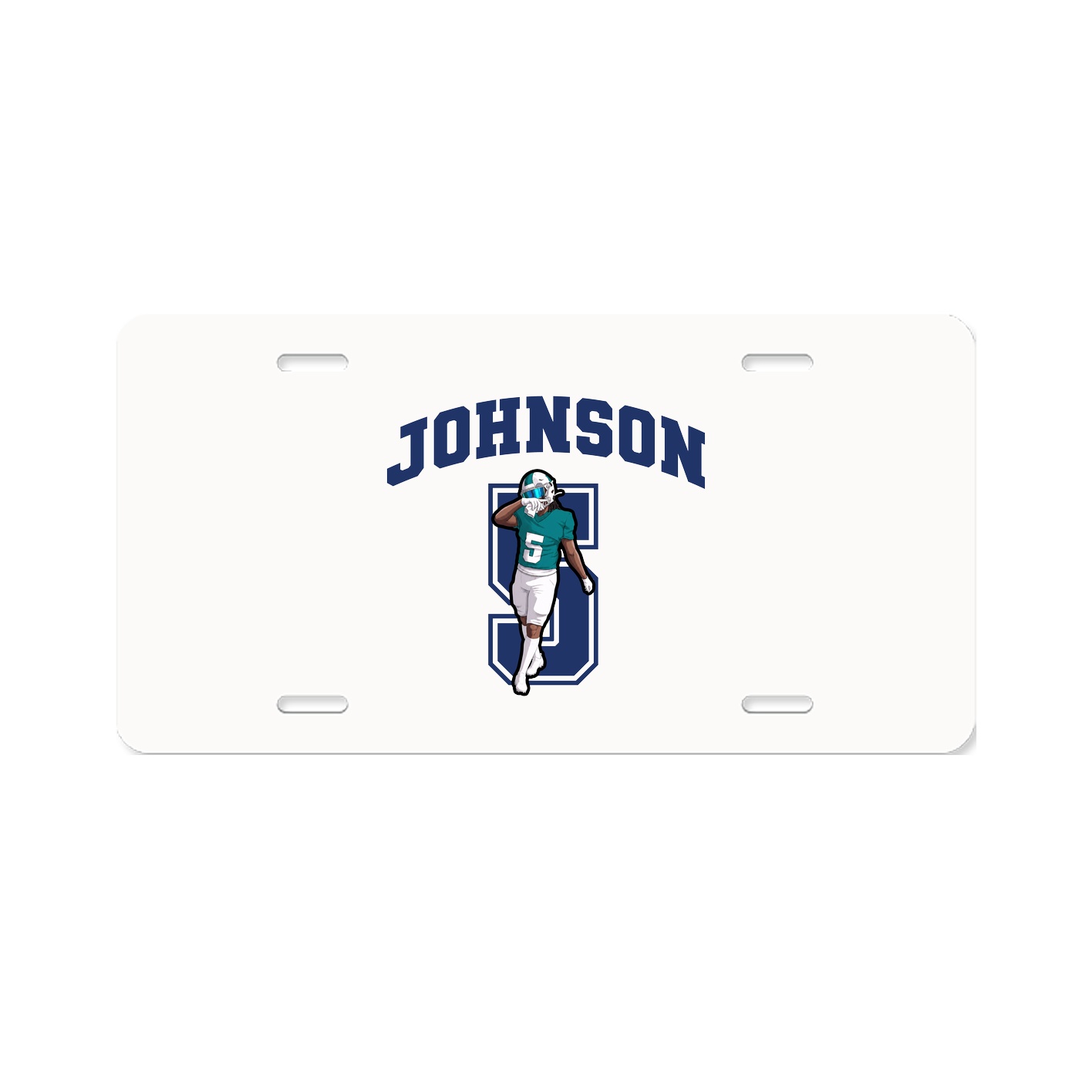 License Plate — Number in Classic