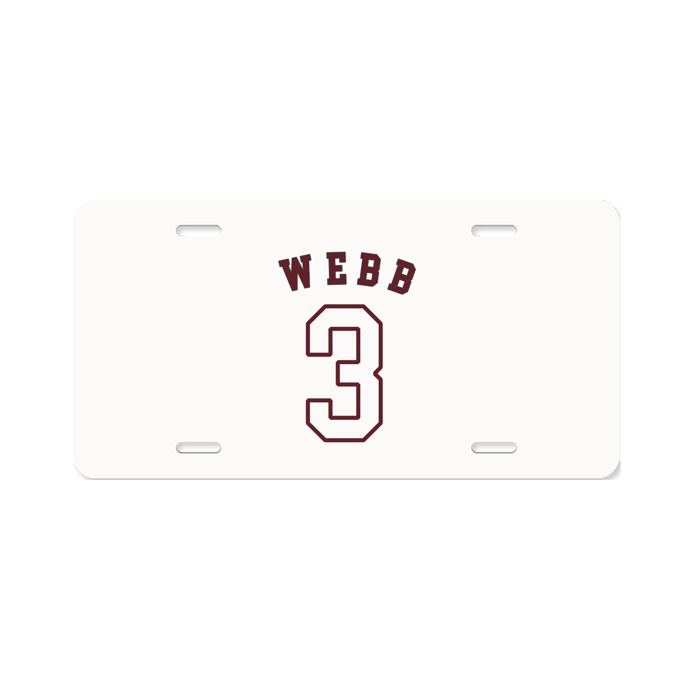 License Plate — Shirsey Arch in Classic