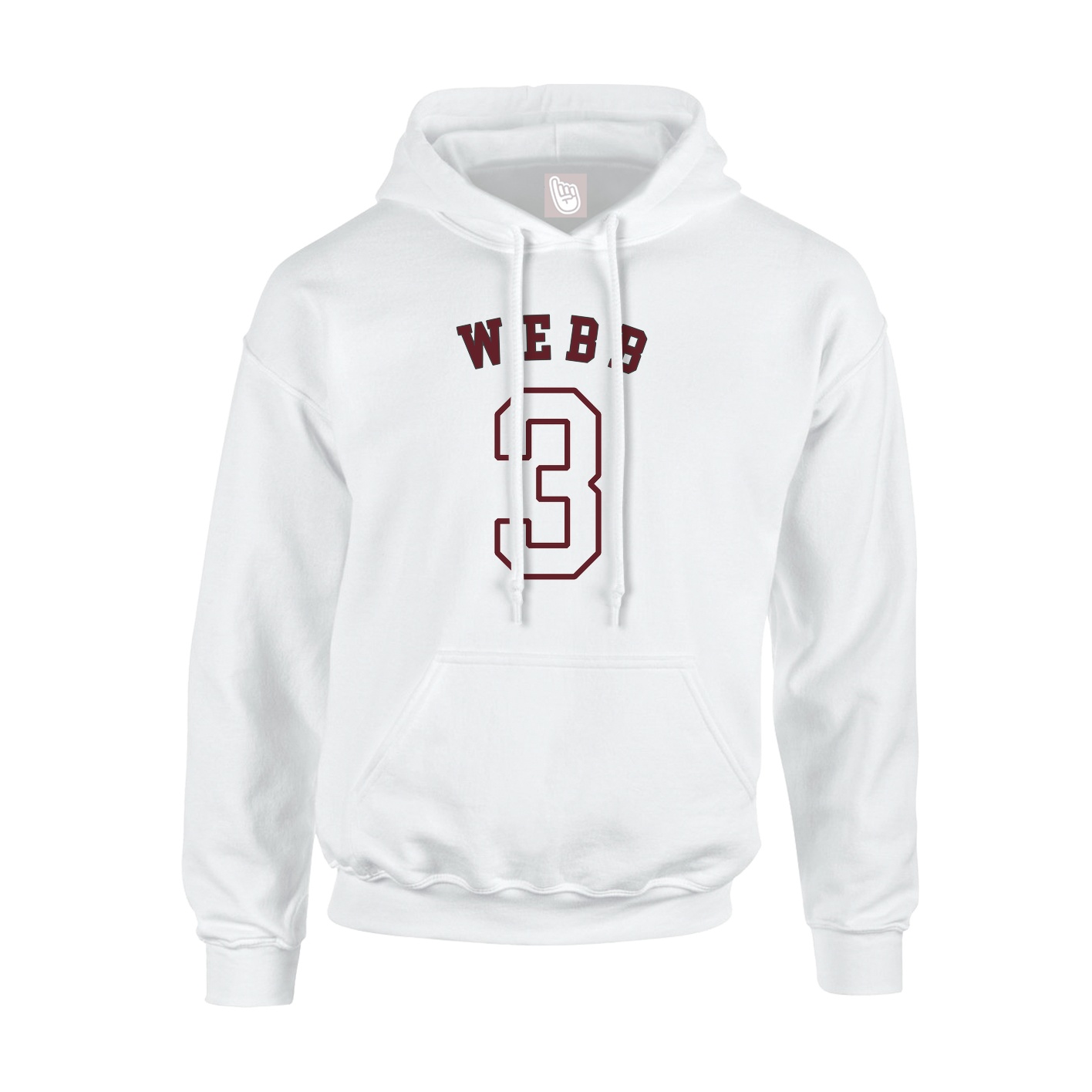 Hoodie — Shirsey Arch in White