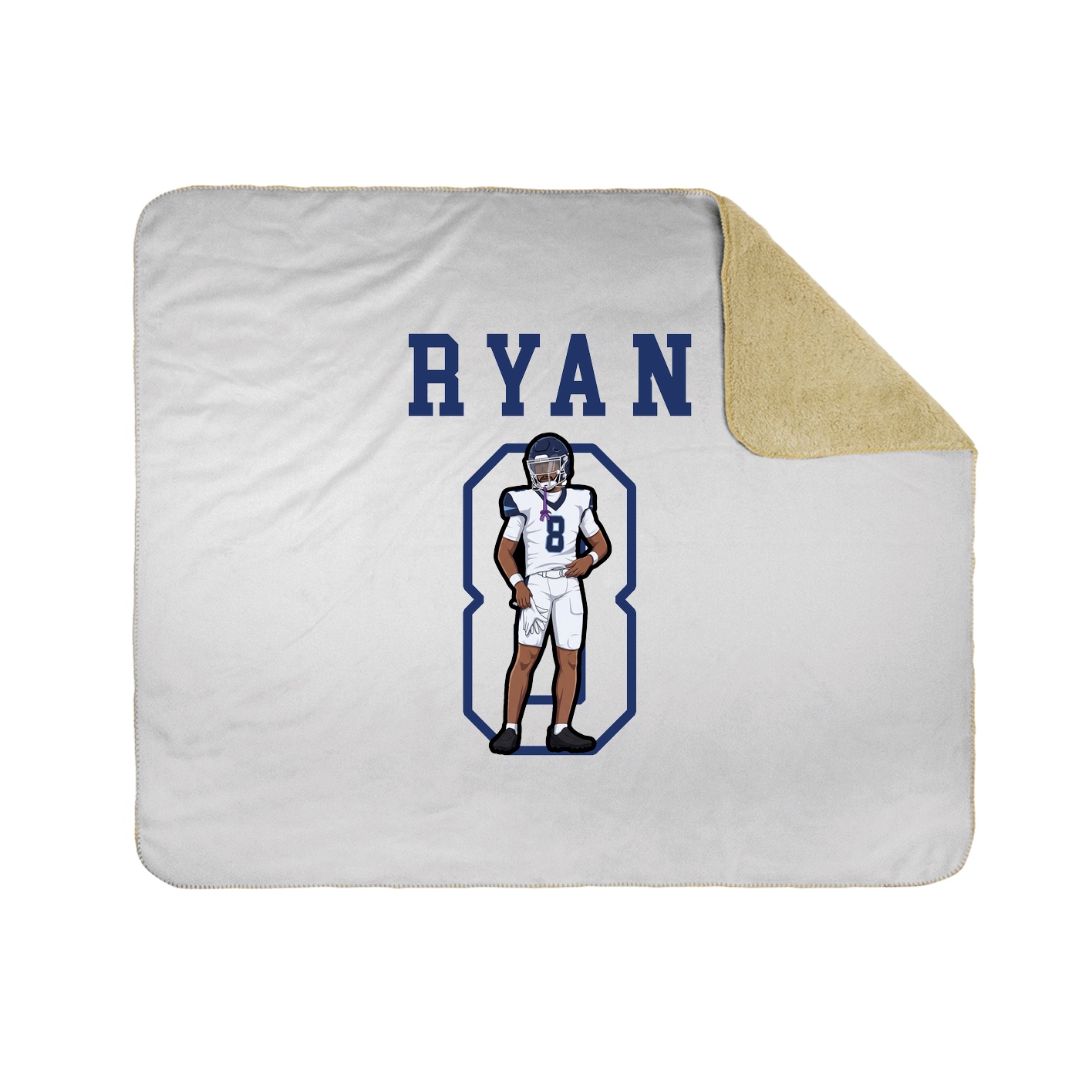 Throw Blanket — Shirsey in White