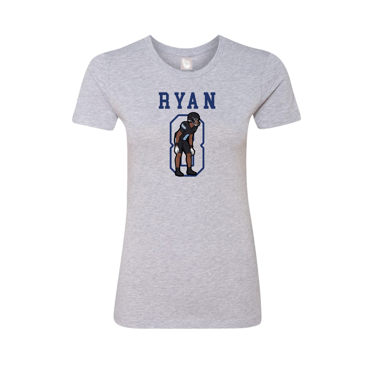 Fitted Women's Tee — Shirsey in Grey