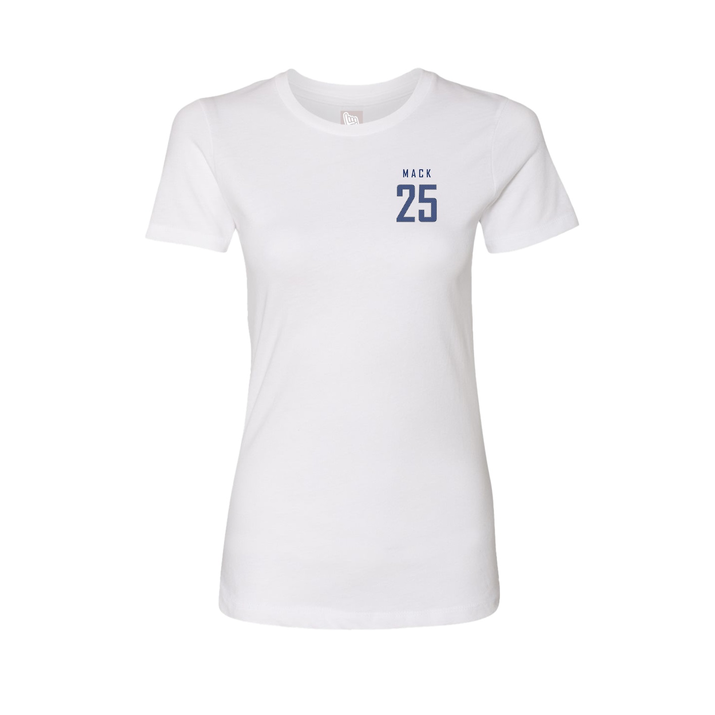 Fitted Women's Tee — Mesh Shirsey in White