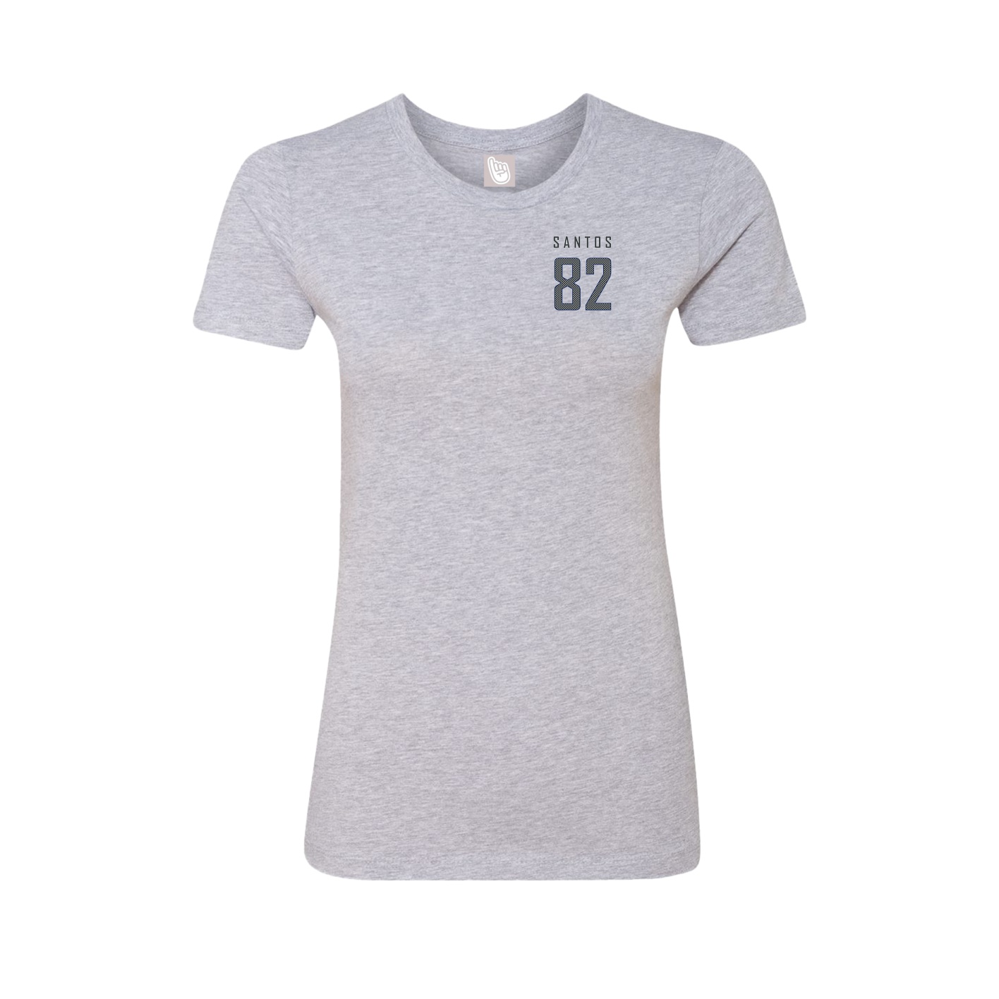Fitted Women's Tee — Mesh Shirsey in Grey