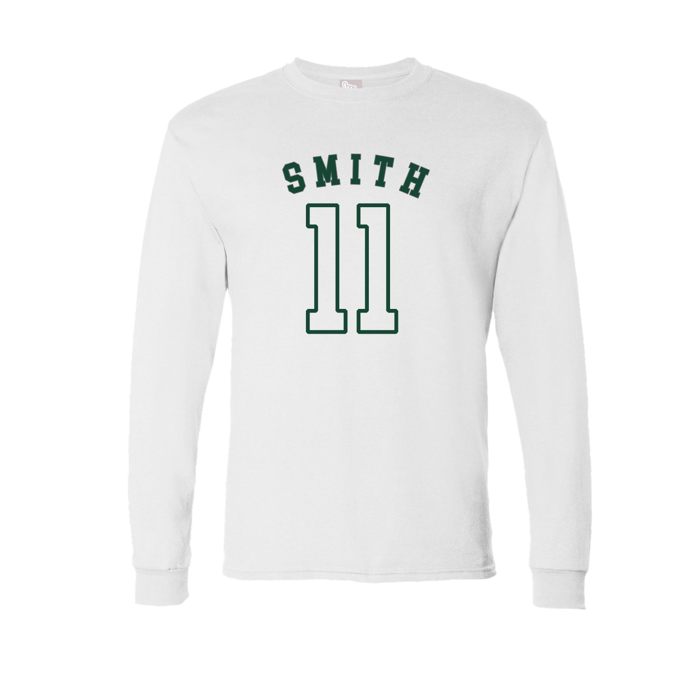 Long Sleeve Tee — Shirsey Arch in White
