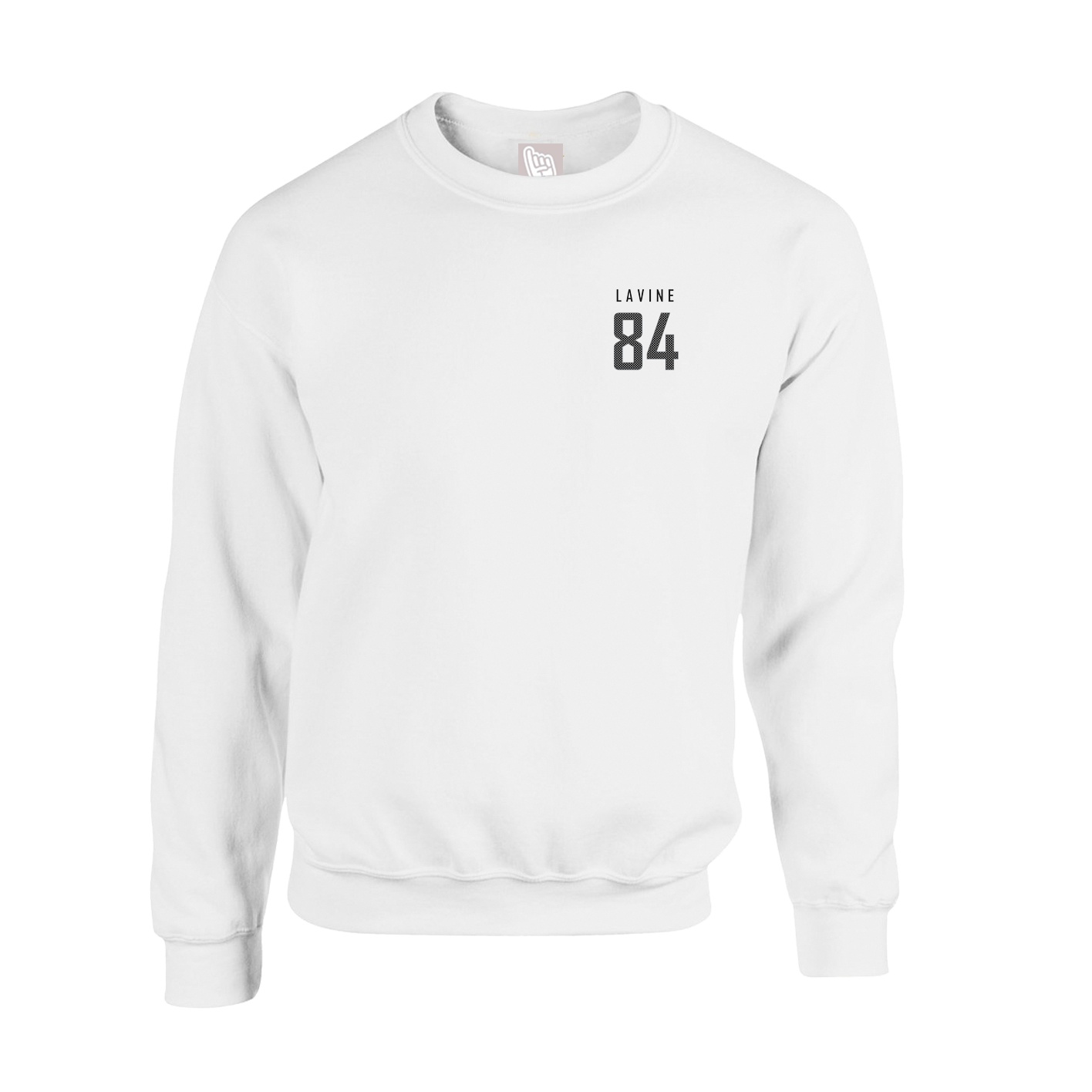 Fleece Crew — Mesh Shirsey in White