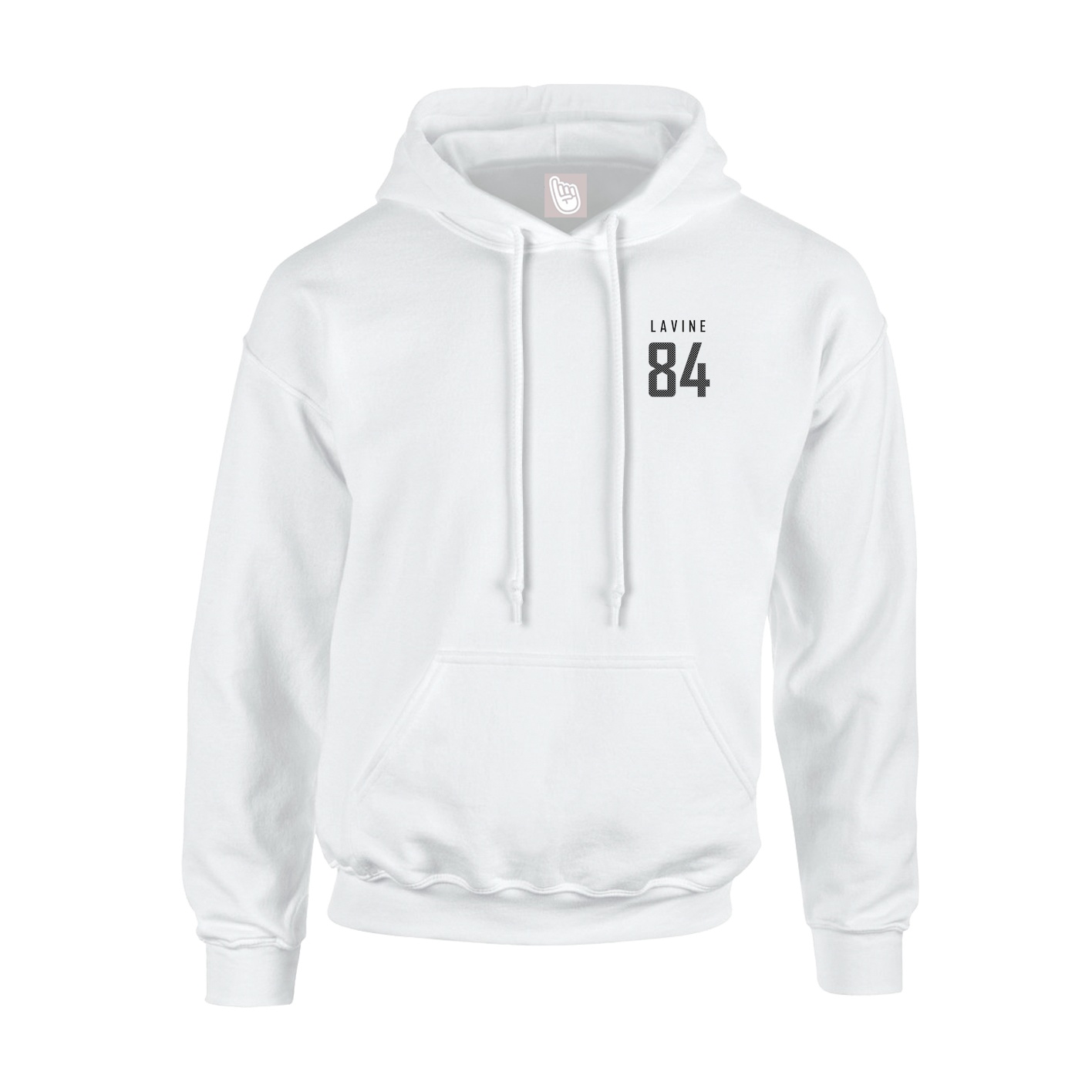 Youth Hoodie — Mesh Shirsey in White