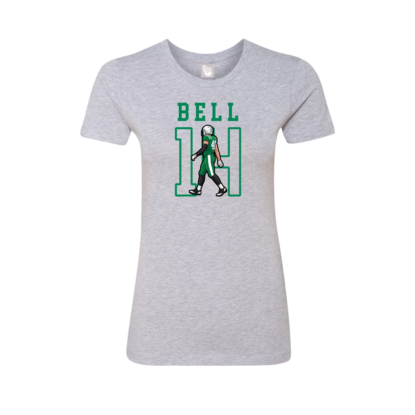 Fitted Women's Tee — Shirsey in Grey
