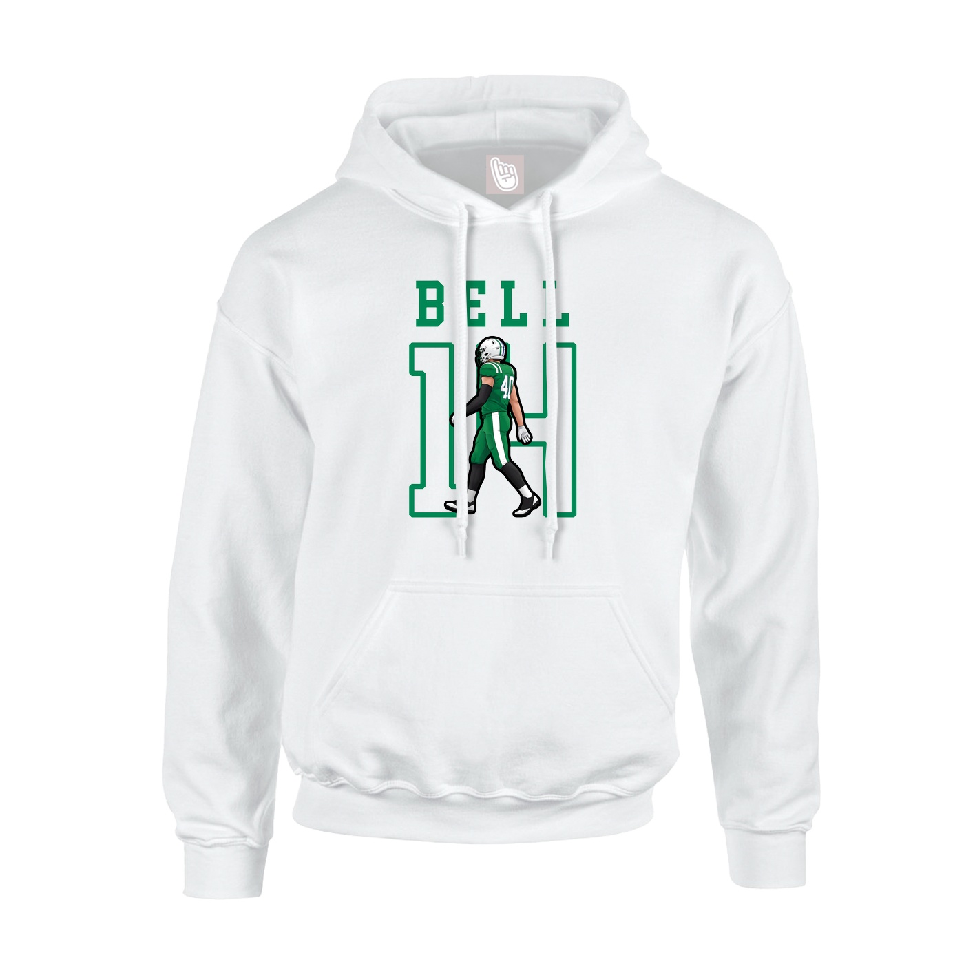 Hoodie — Shirsey in White