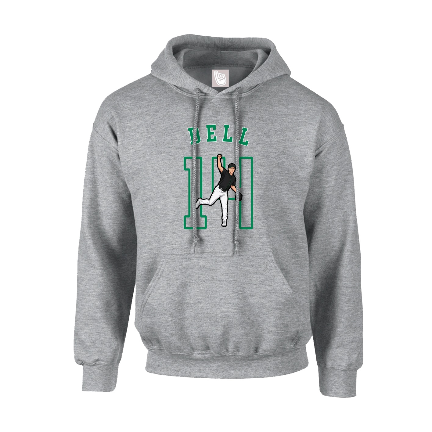 Youth Hoodie — Shirsey Arch in Grey