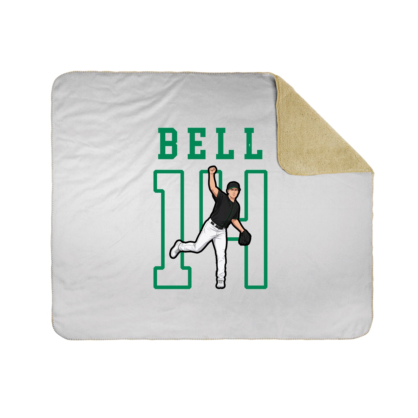 Throw Blanket — Shirsey in White