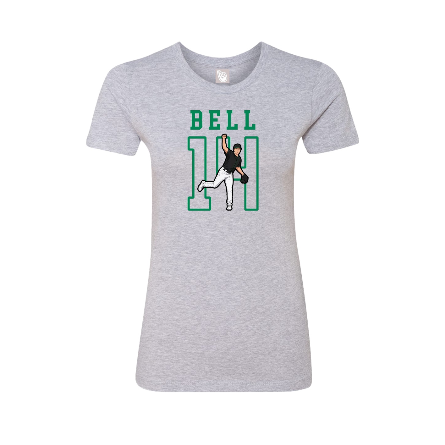 Fitted Women's Tee — Shirsey in Grey