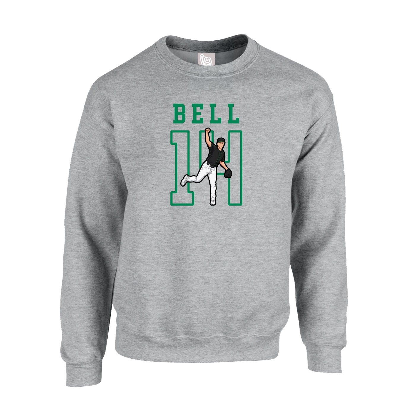 Fleece Crew — Shirsey in Grey