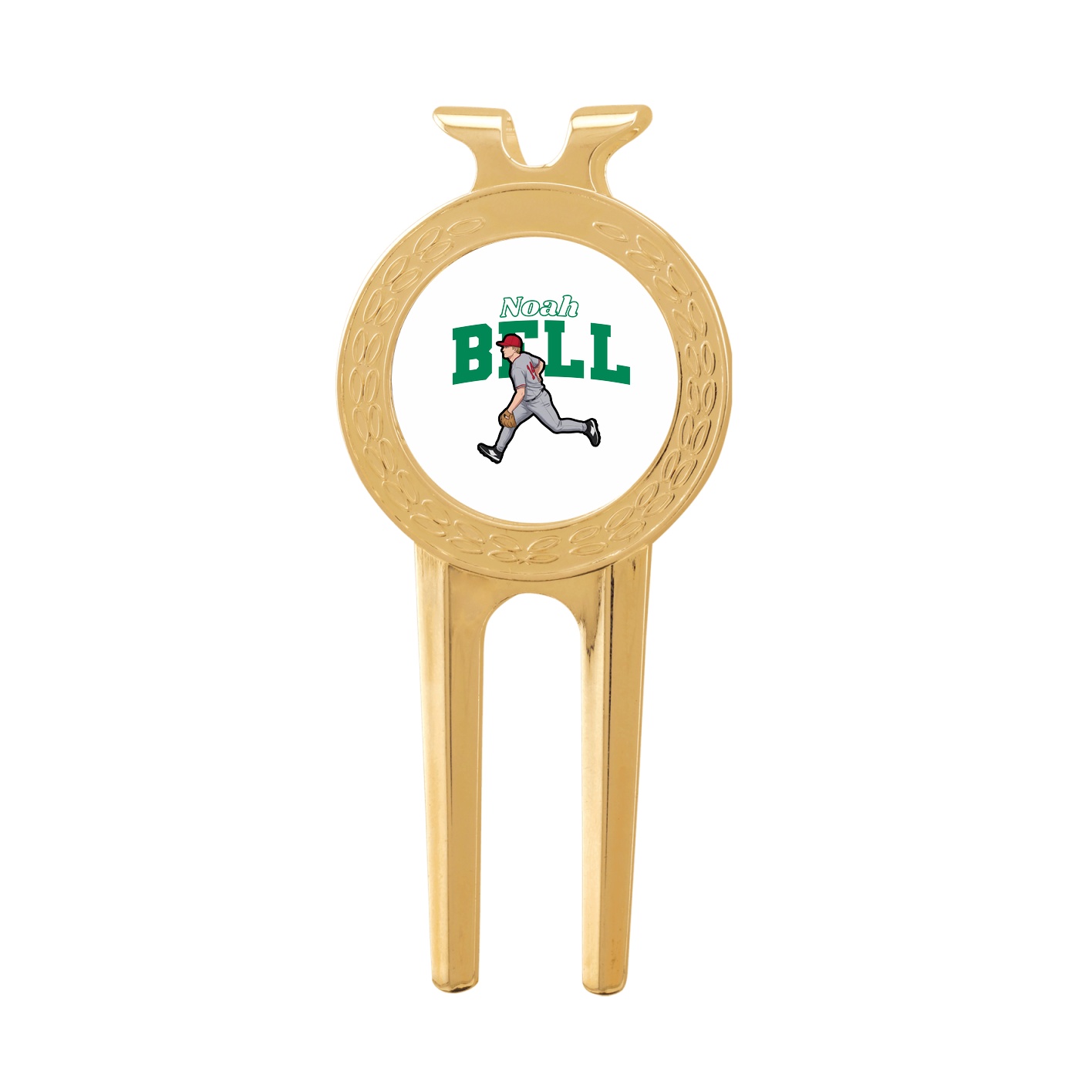 Divot Tool with Ball Marker — Name Arch in Classic
