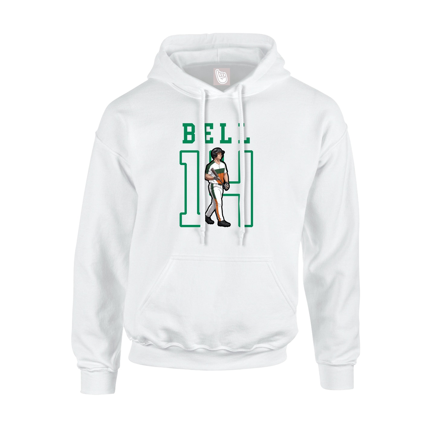 Hoodie — Shirsey in White