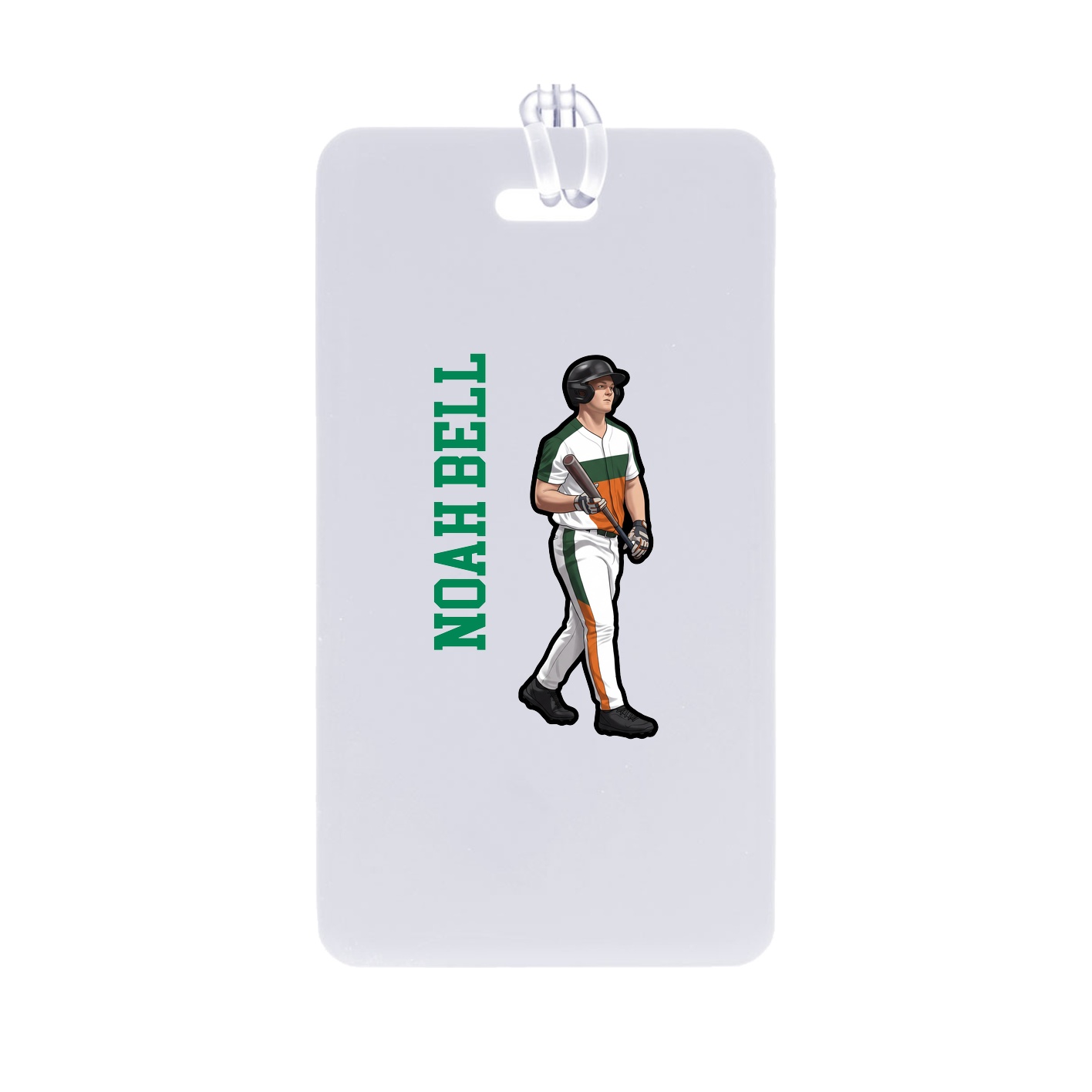 Bag Tag — Name Vertical in Classic