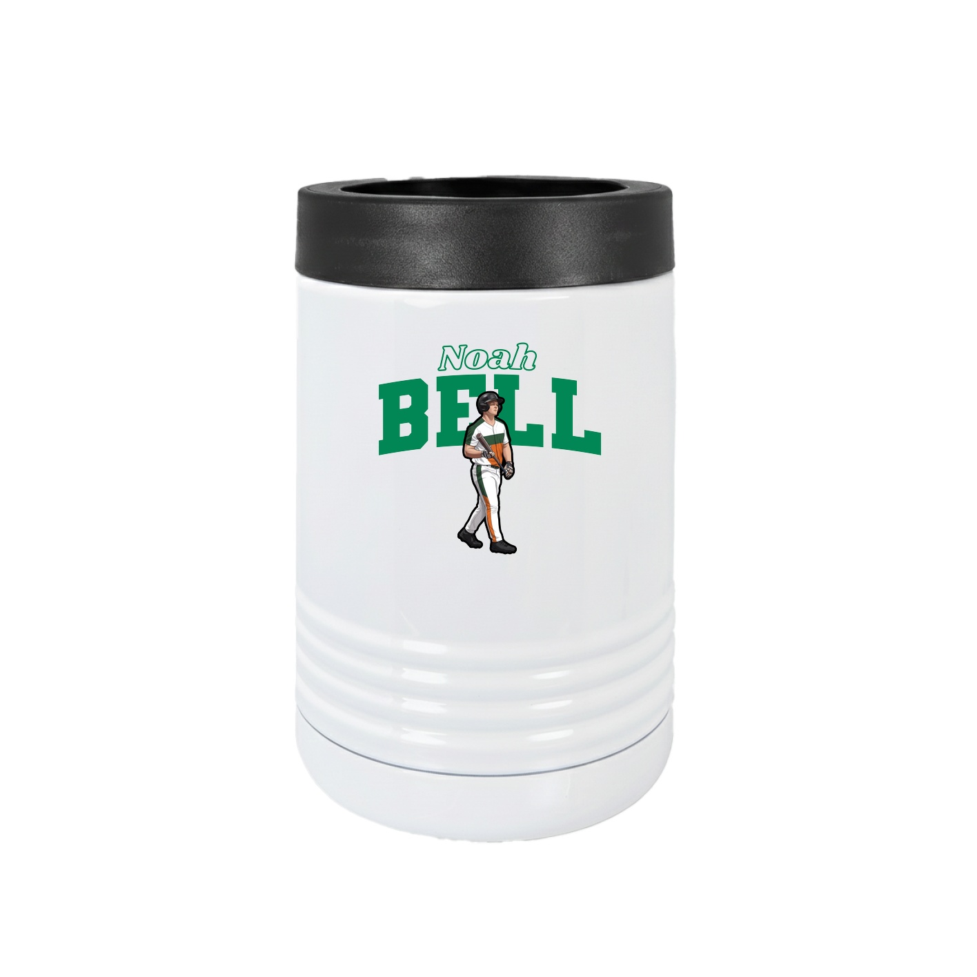 Beverage Holder — Name Arch in White