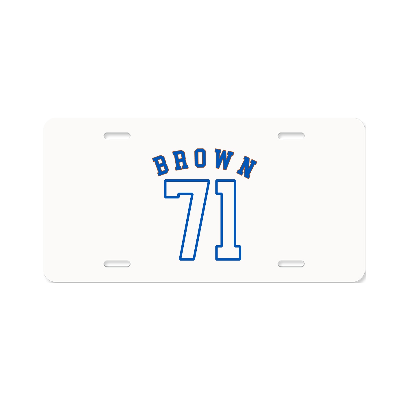 License Plate — Shirsey Arch in Classic