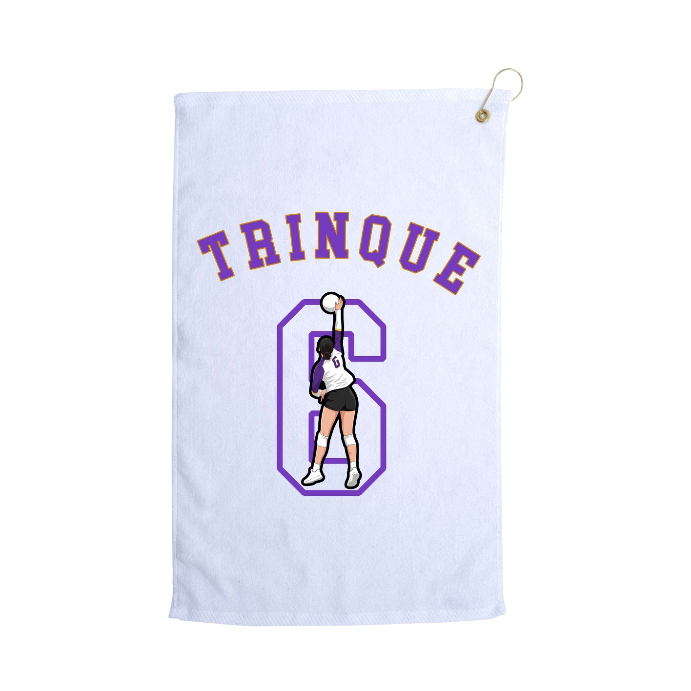 Golf Towel — Shirsey Arch in White