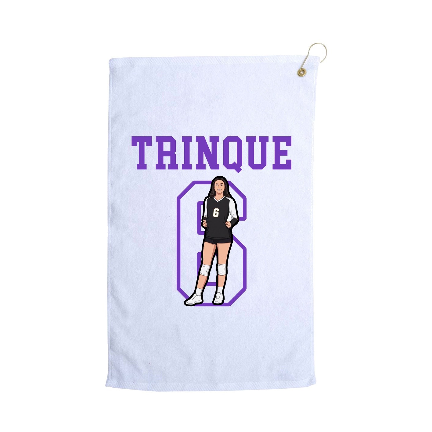 Golf Towel — Shirsey in White