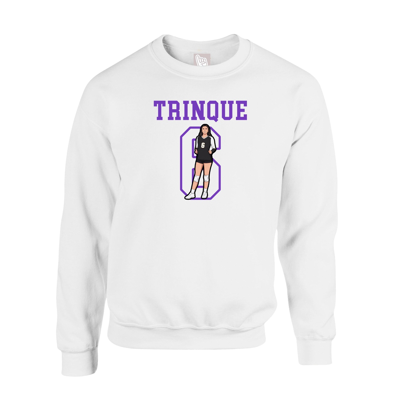 Fleece Crew — Shirsey in White