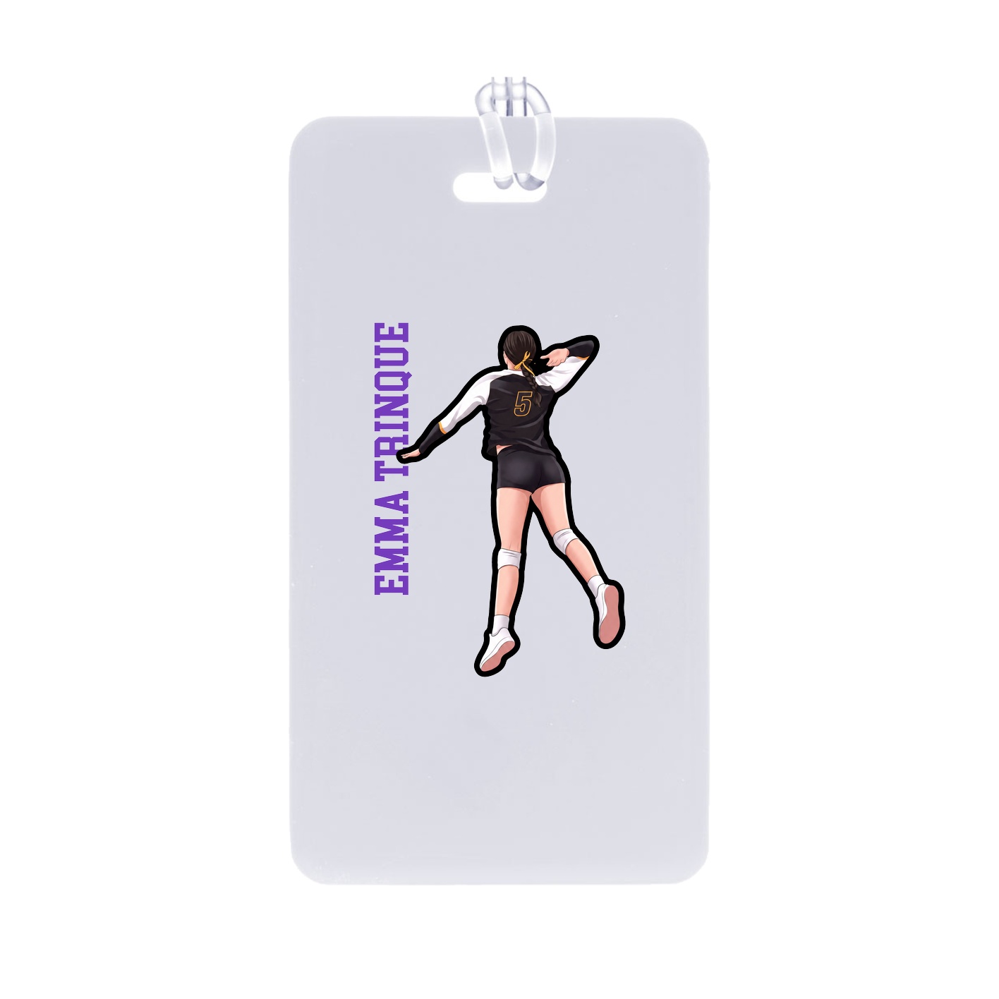 Bag Tag — Name Vertical in Classic
