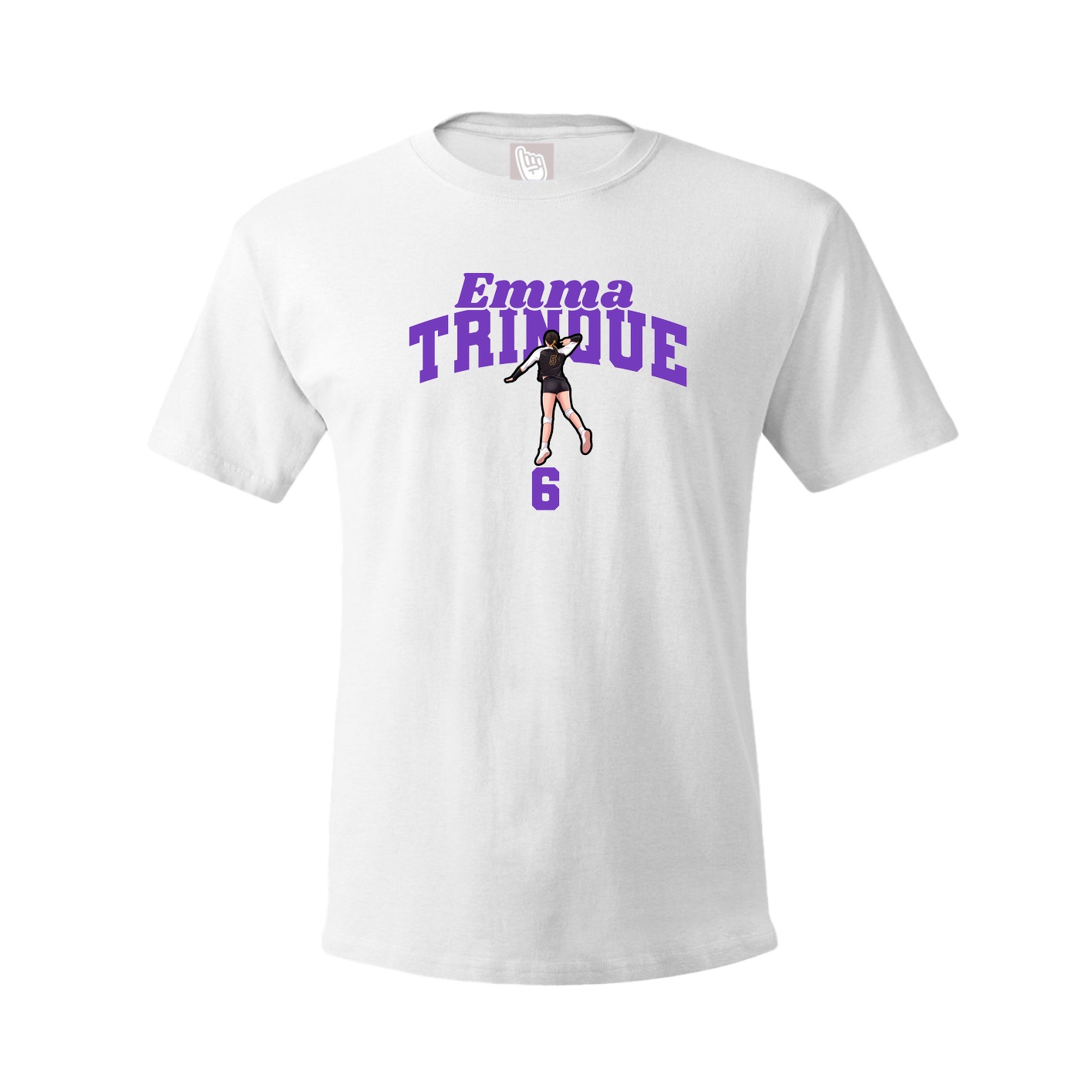 Youth Tee — Signature Arch in White
