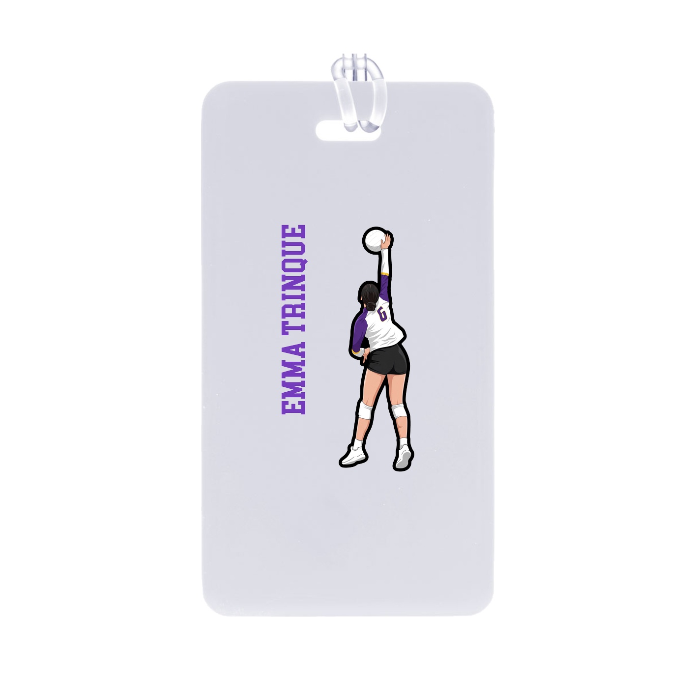 Bag Tag — Name Vertical in Classic
