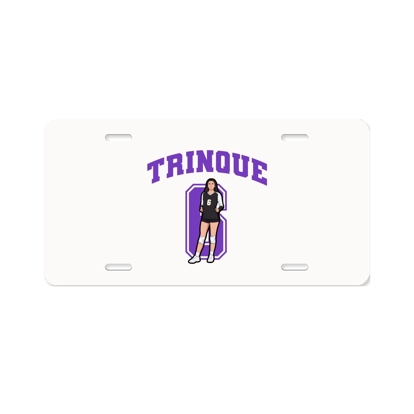 License Plate — Number in Classic