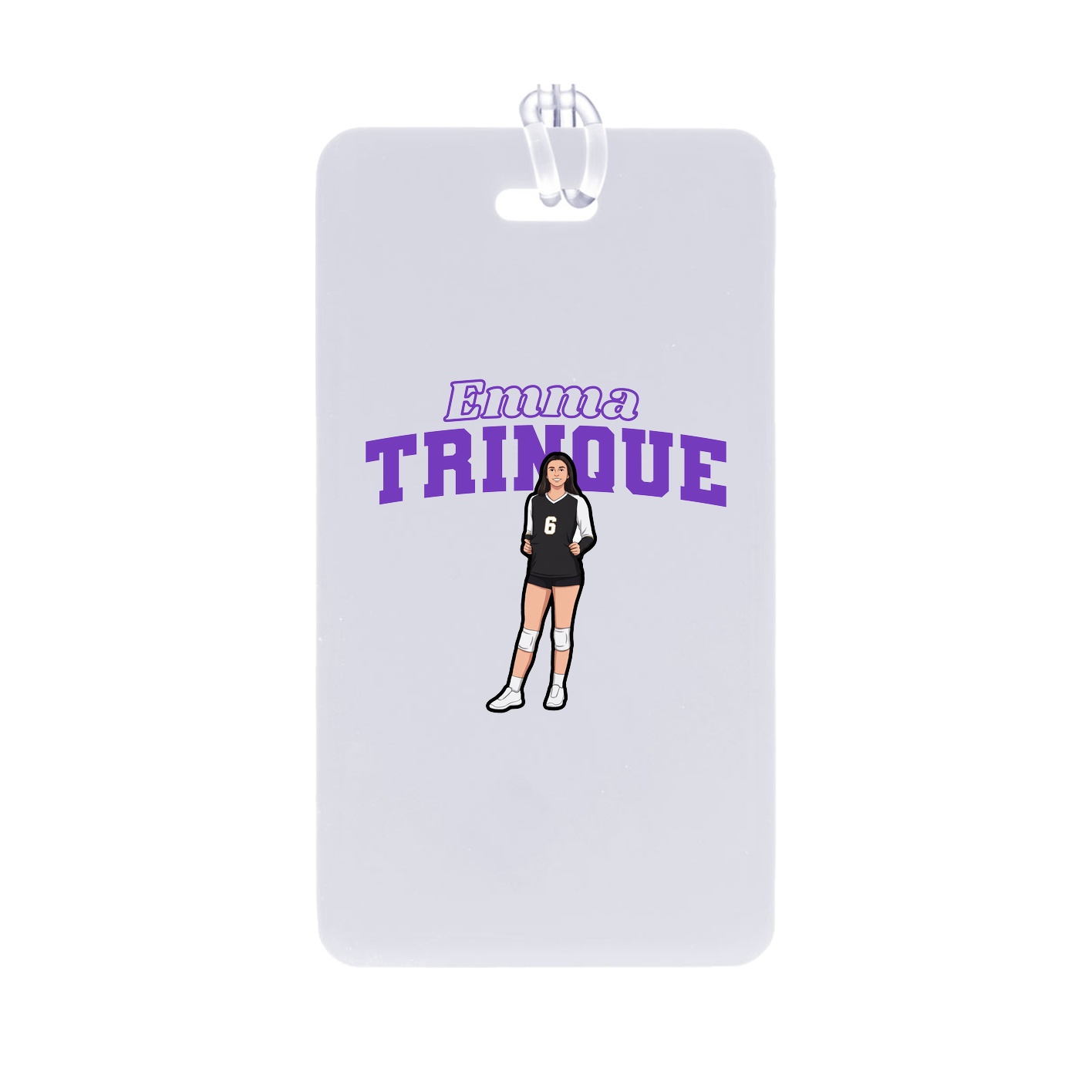 Bag Tag — Name Arch in Classic