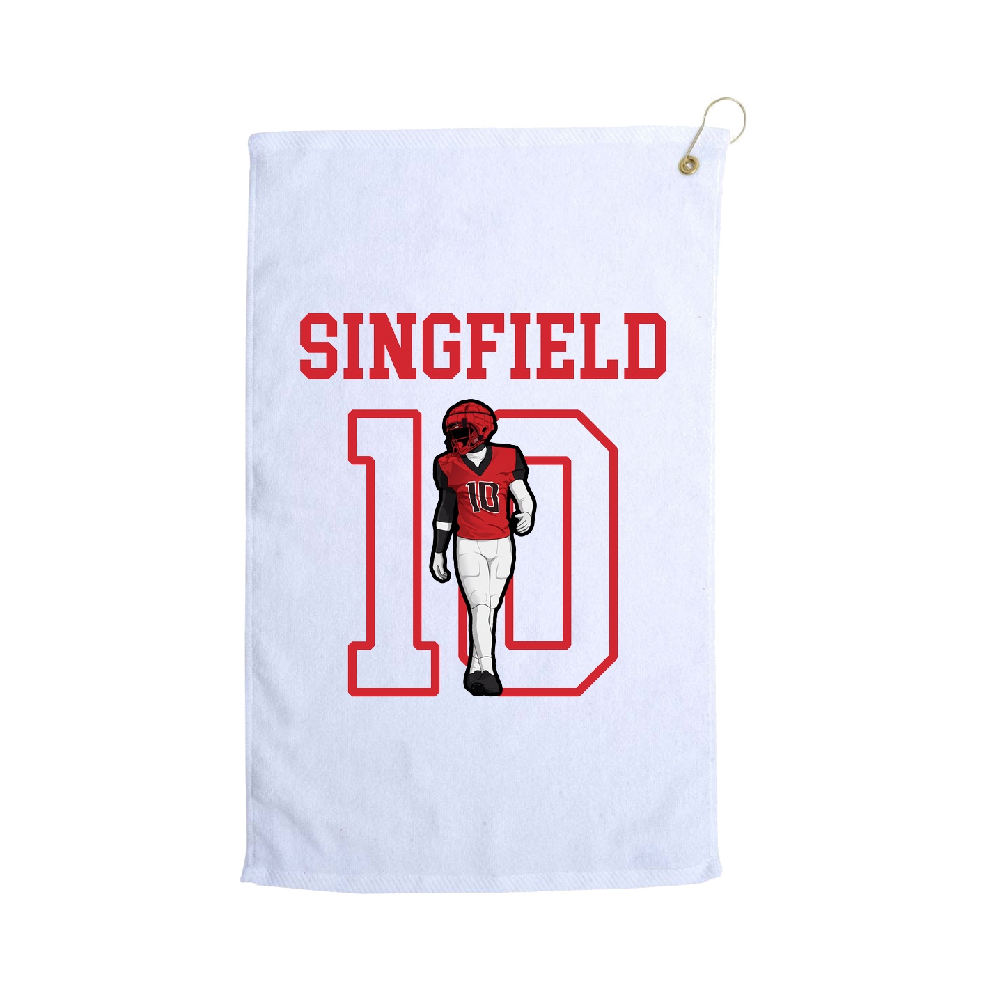 Golf Towel — Shirsey in White