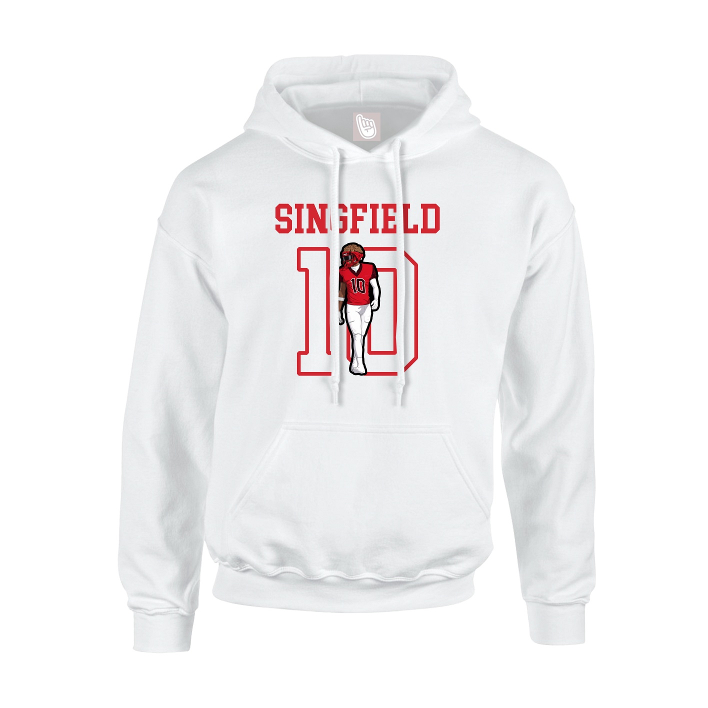Hoodie — Shirsey in White