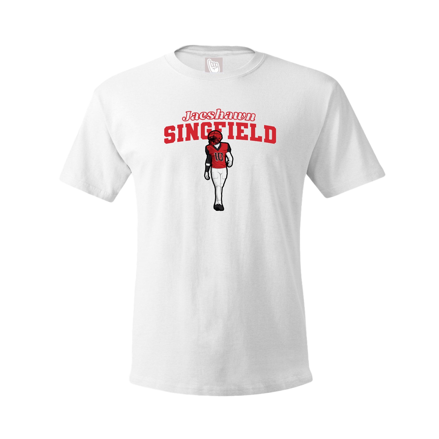 Tee — Name Arch in White