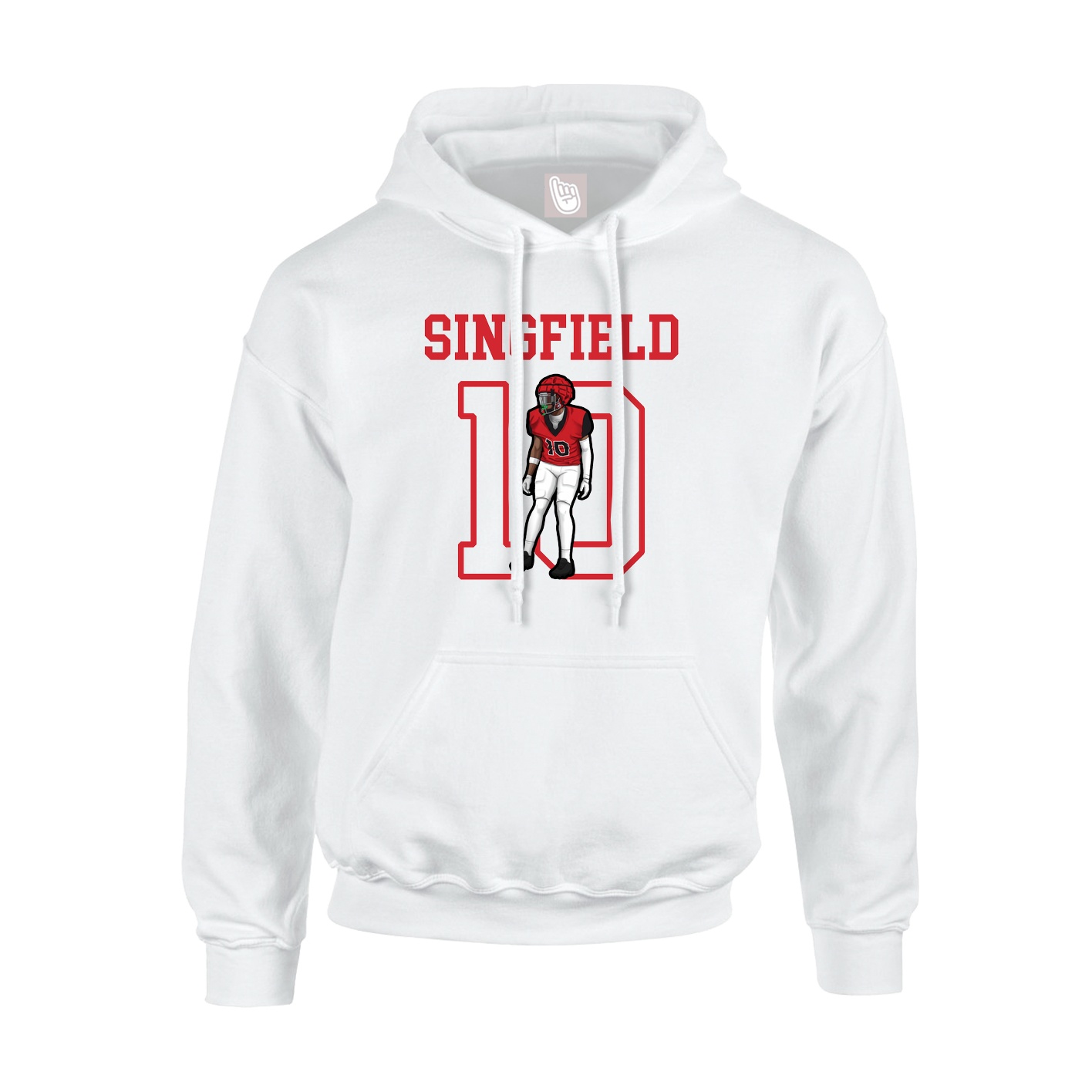 Hoodie — Shirsey in White