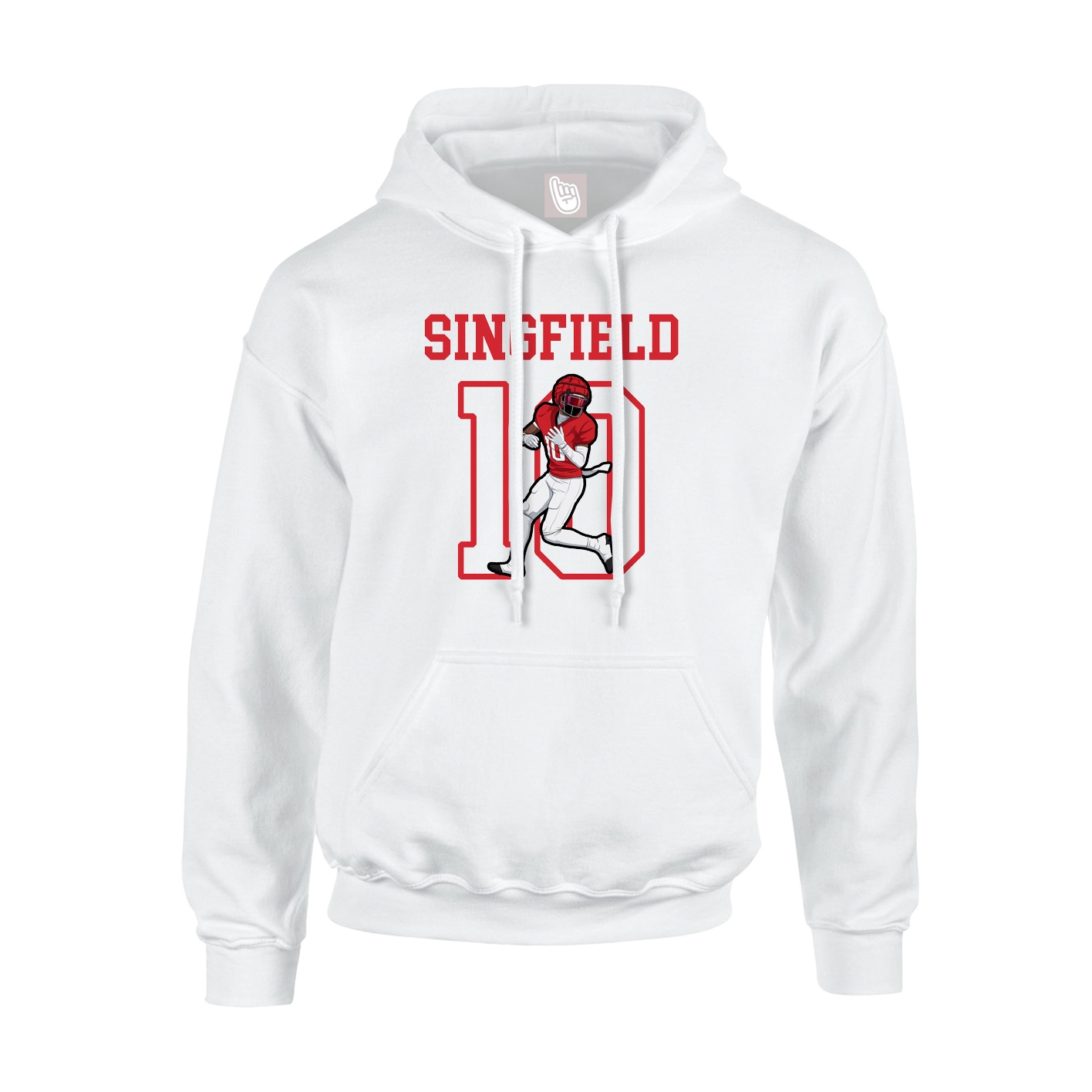 Youth Hoodie — Shirsey in White