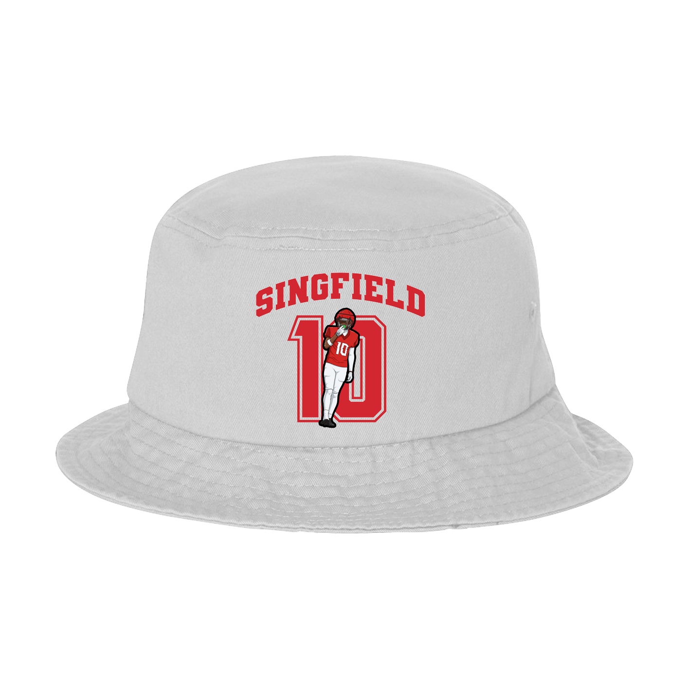 Bucket Cap — Number in White
