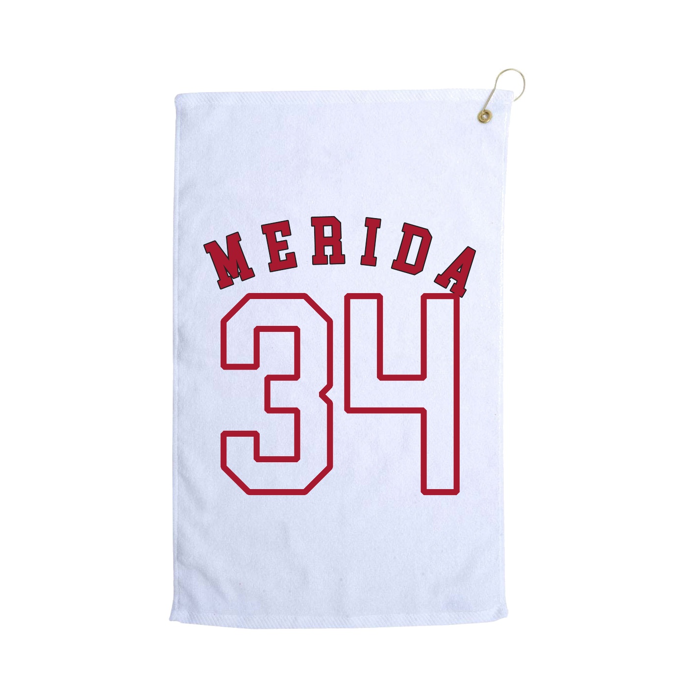 Golf Towel — Shirsey Arch in White